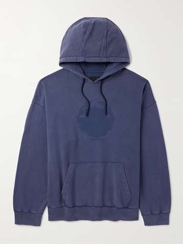 Givenchy logo-print oversized hoodie - Purple