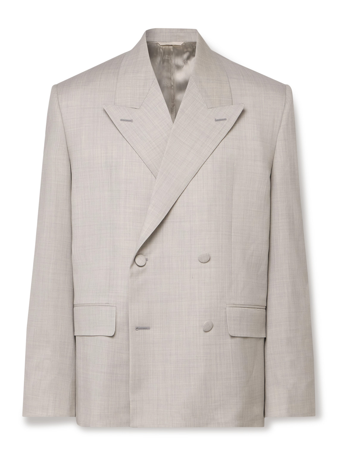 Double-Breasted Wool-Twill Blazer