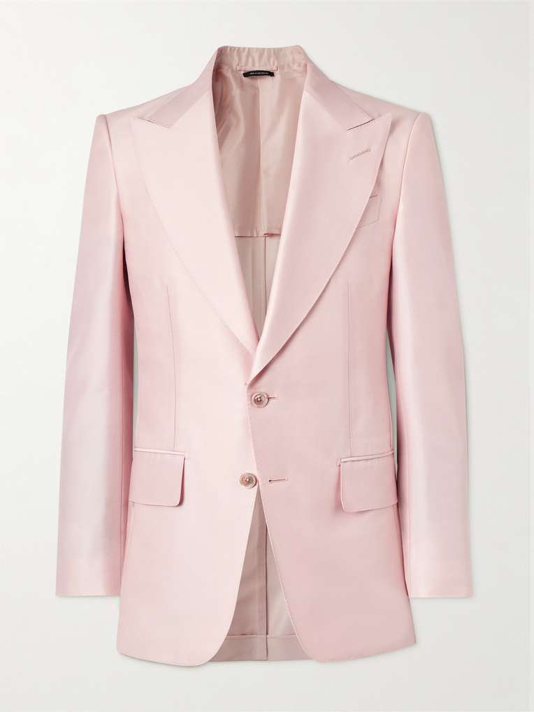 Tom Ford — Atticus Wool and Silk-Blend Suit Jacket