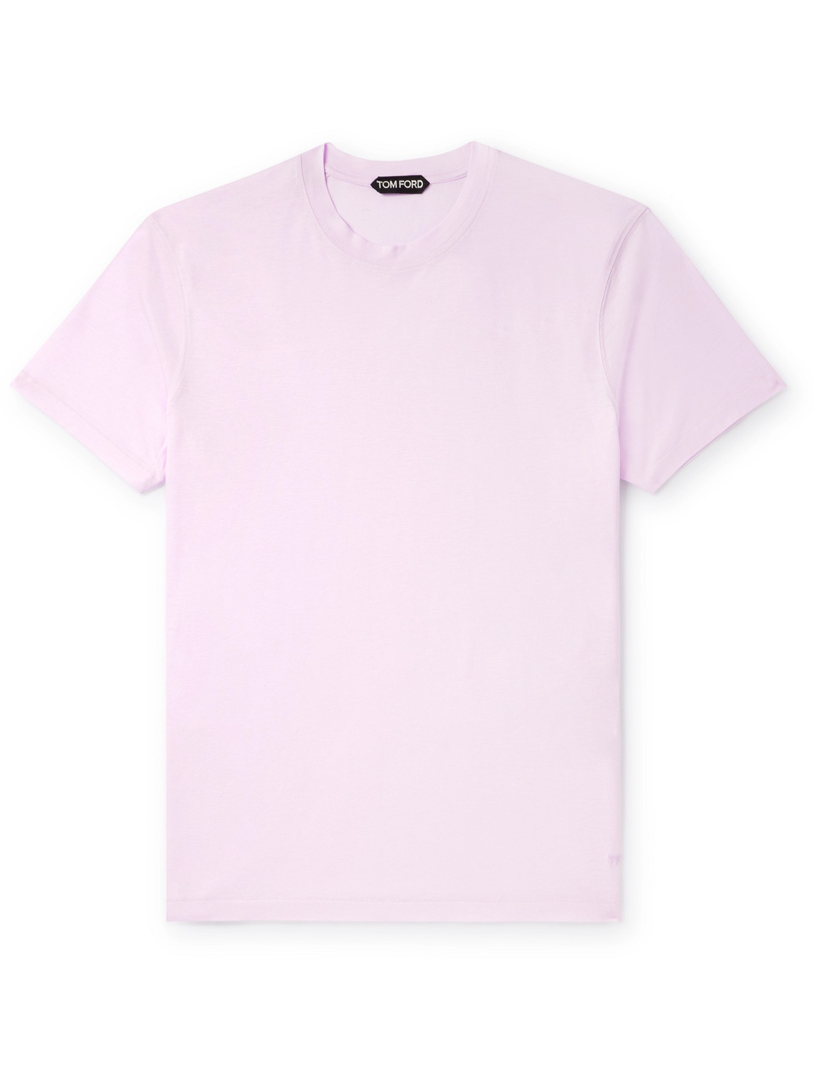 Tom Ford Slim-fit Lyocell And Cotton-blend Jersey T-shirt In Purple