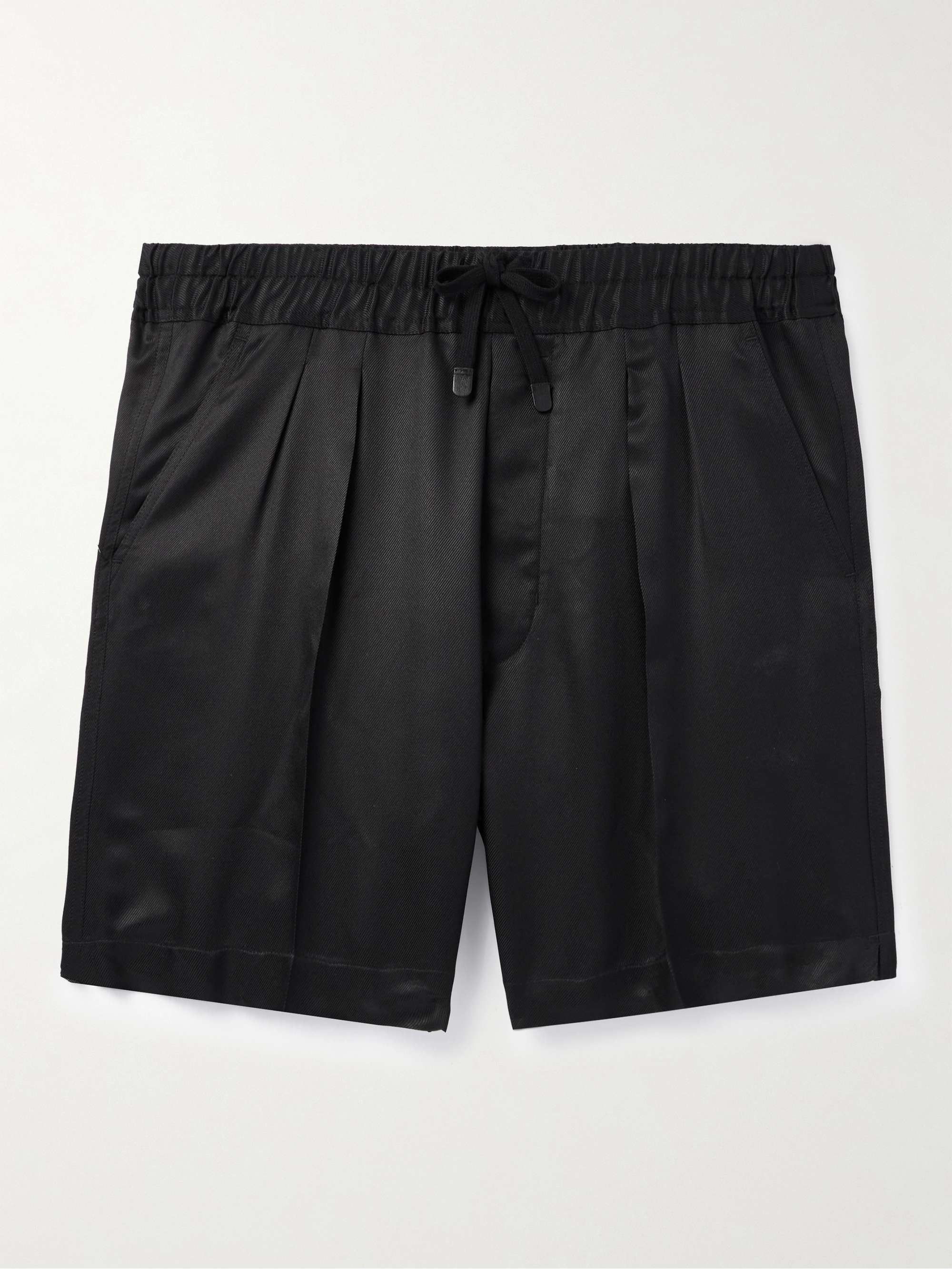 Mens twill hotsell drawstring shorts