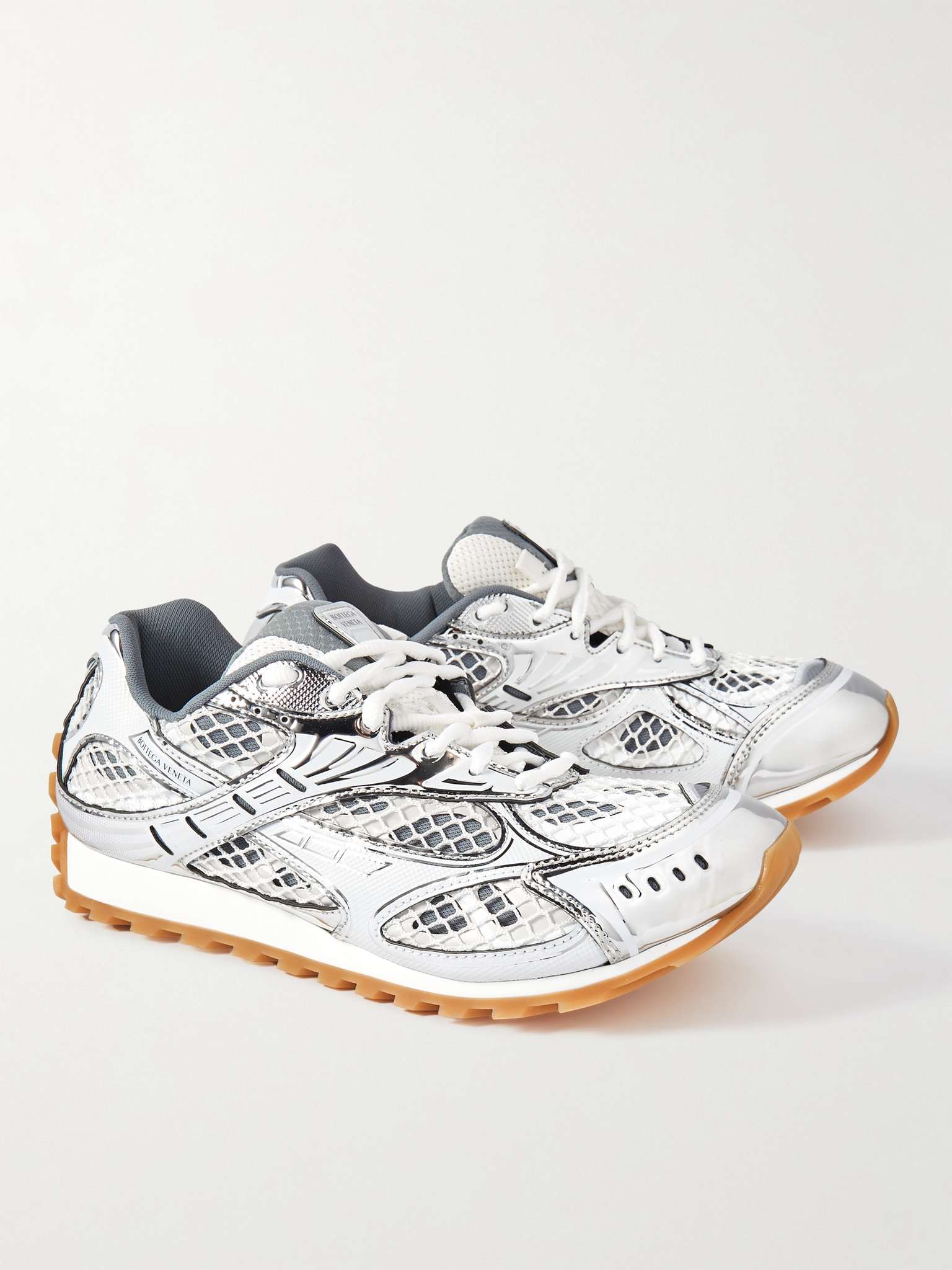 Orbit Mesh Sneakers with Rubber Inserts