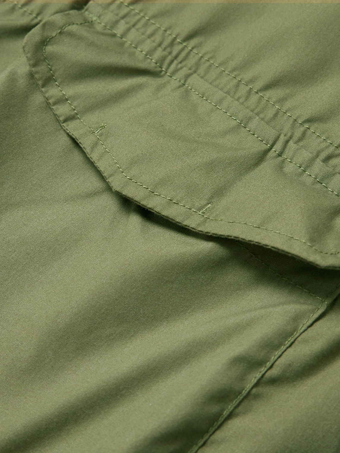 Shop Universal Works Parachute Nylon Jacket In Green