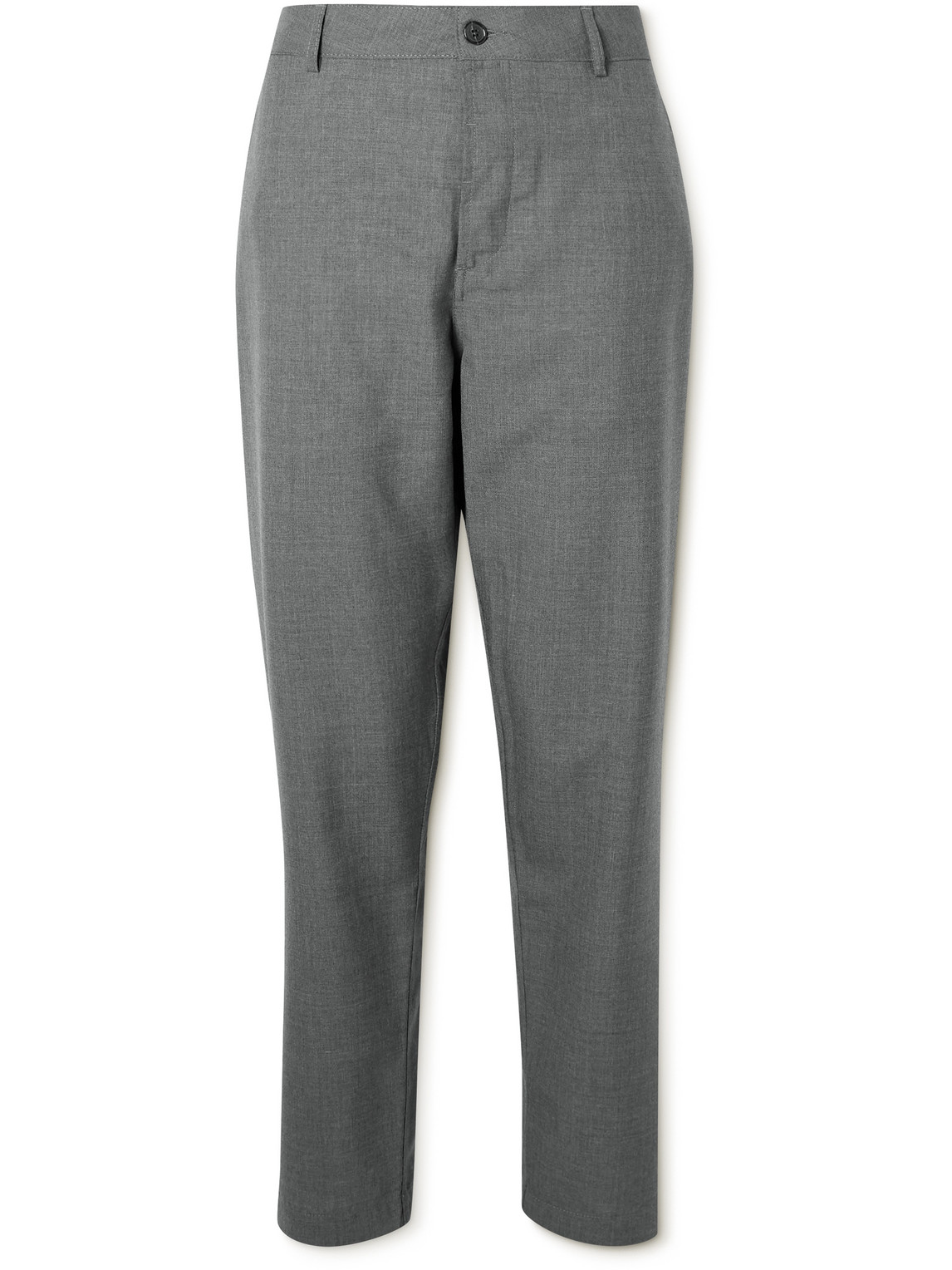 Universal Works Military Straight-leg Twill Trousers In Gray