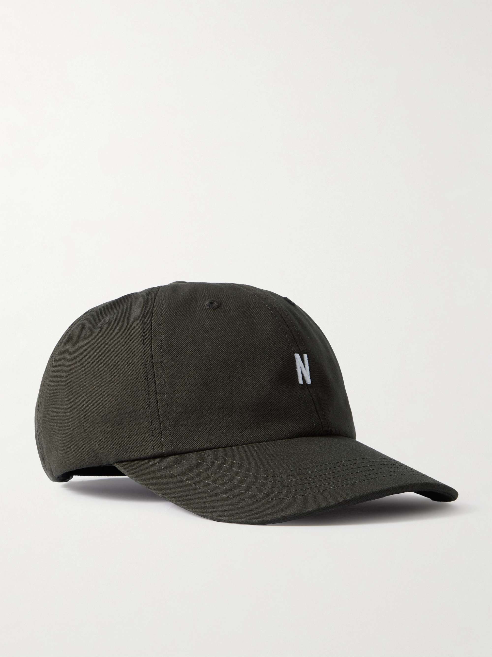 NORSE PROJECTS Logo-Embroidered Cotton-Twill Baseball Cap