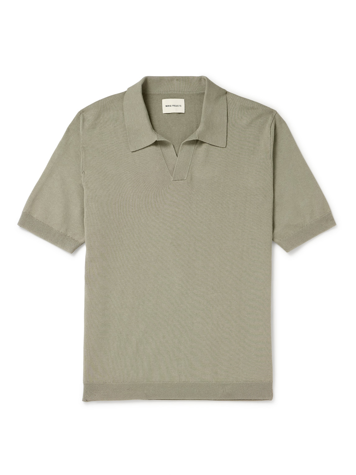 NORSE PROJECTS LEIF LINEN AND COTTON-BLEND POLO SHIRT