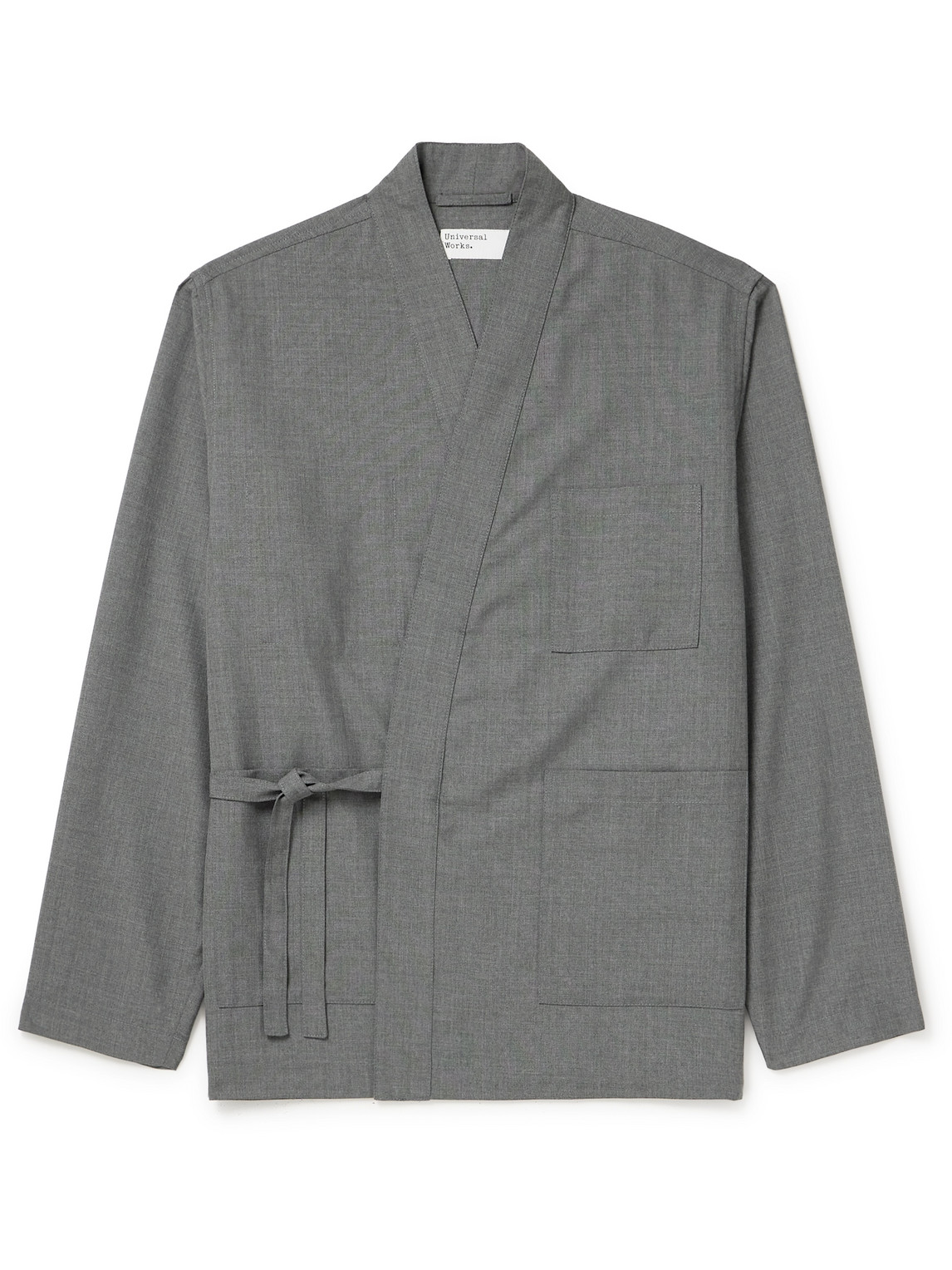 Universal Works Kyoto Twill Jacket In Gray
