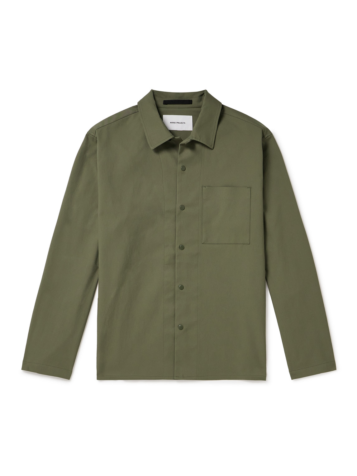 Norse Projects Carsten Solotex® Twill Shirt In Green