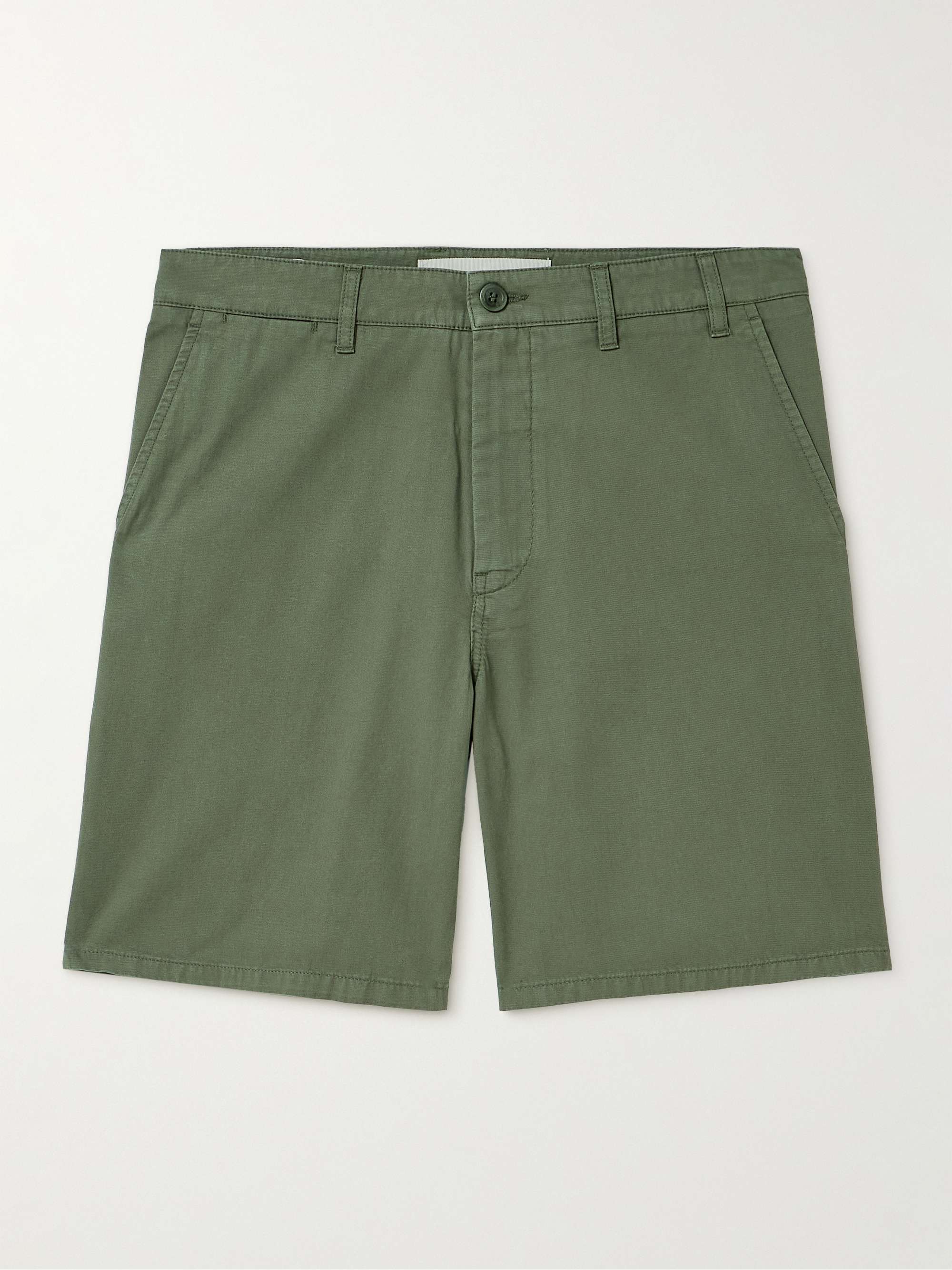 NORSE PROJECTS Aros Straight Leg Organic Cotton Twill Shorts for Men MR PORTER