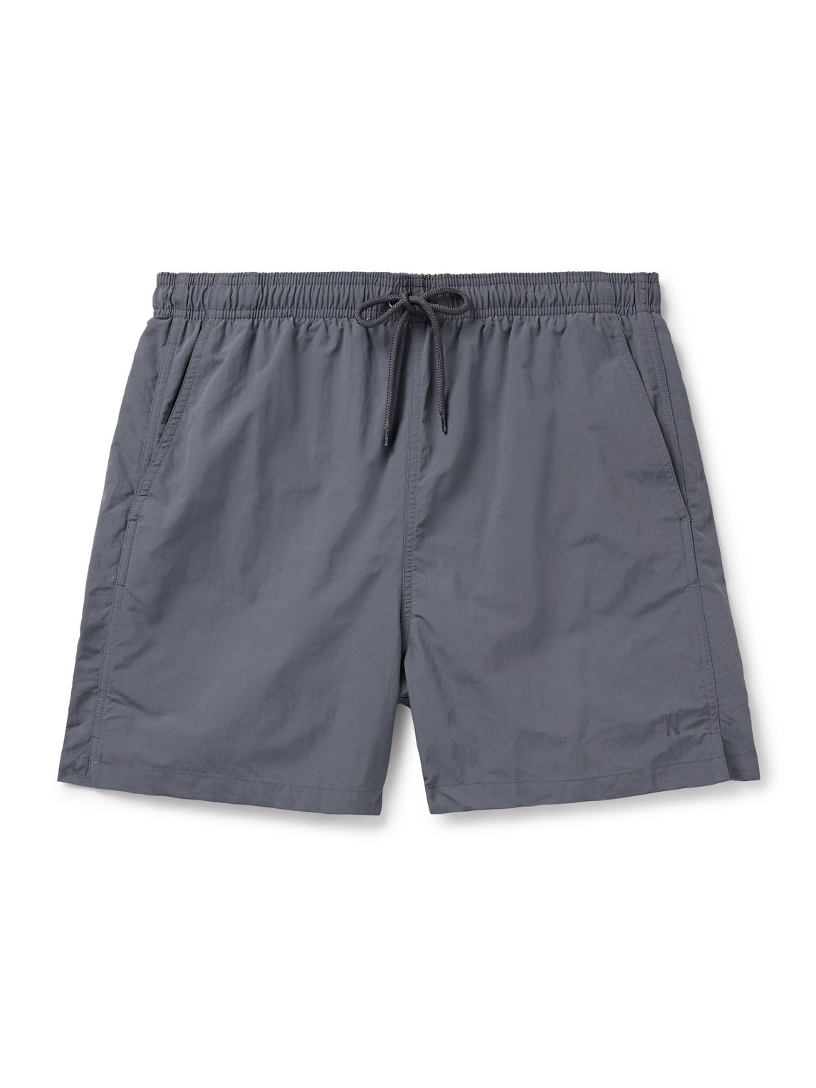 Norse Projects Purple Hauge Recycled Nylon Swim Shorts In Gray