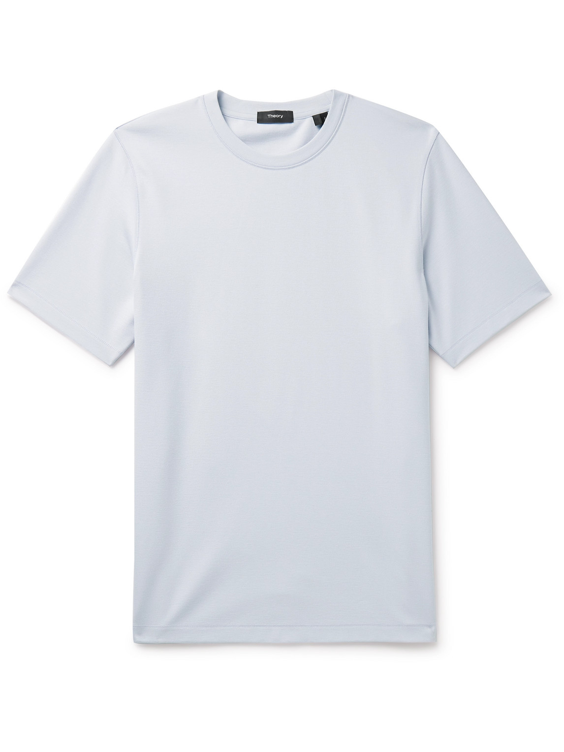 Theory Ryder Stretch-jersey T-shirt In Blue