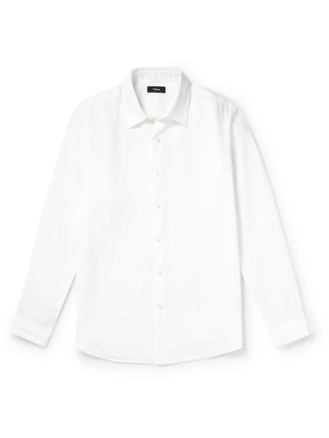 Theory Irving Linen Shirt In White