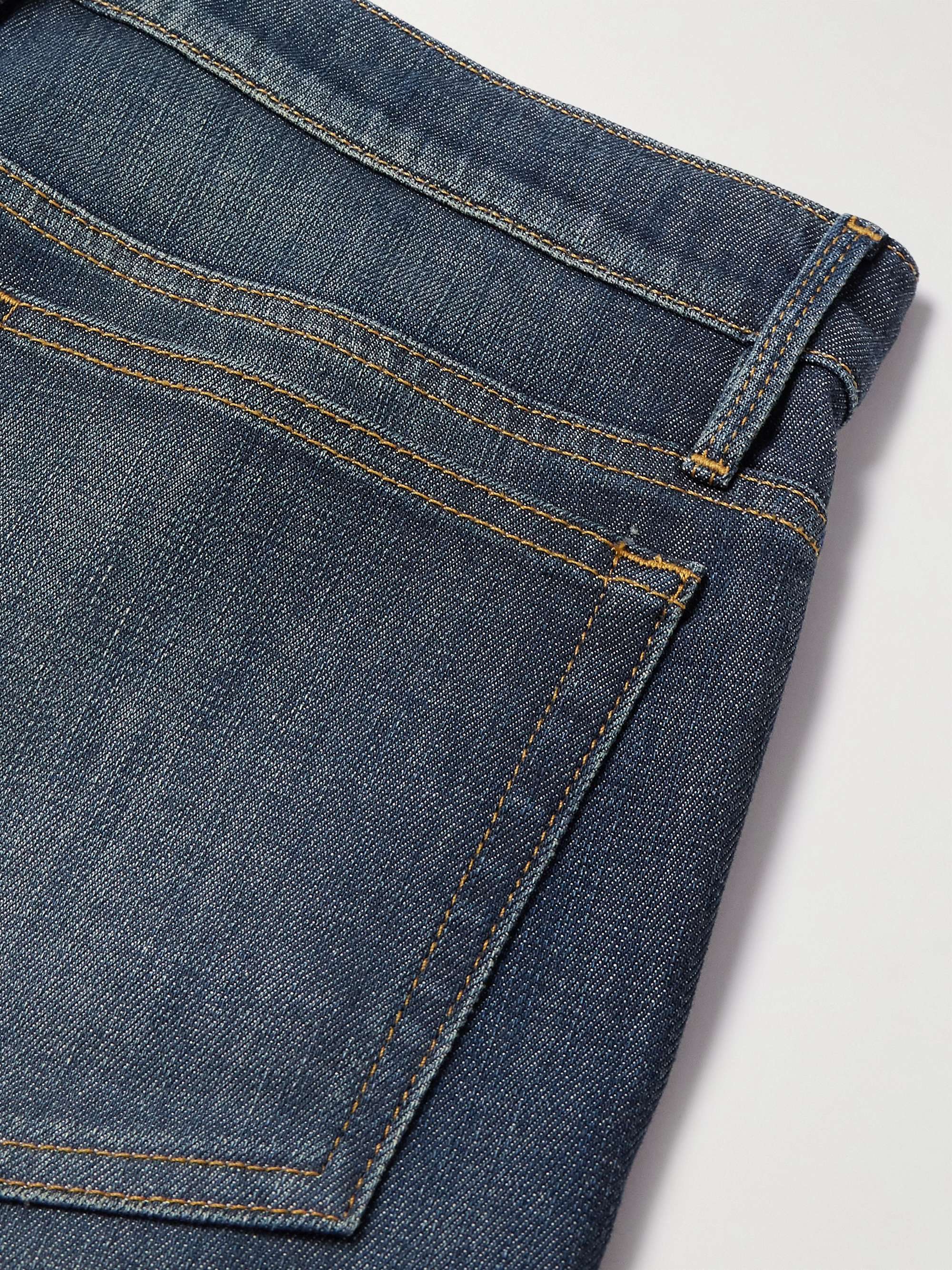 FRAME L'Homme Slim-Fit Dry Denim Jeans