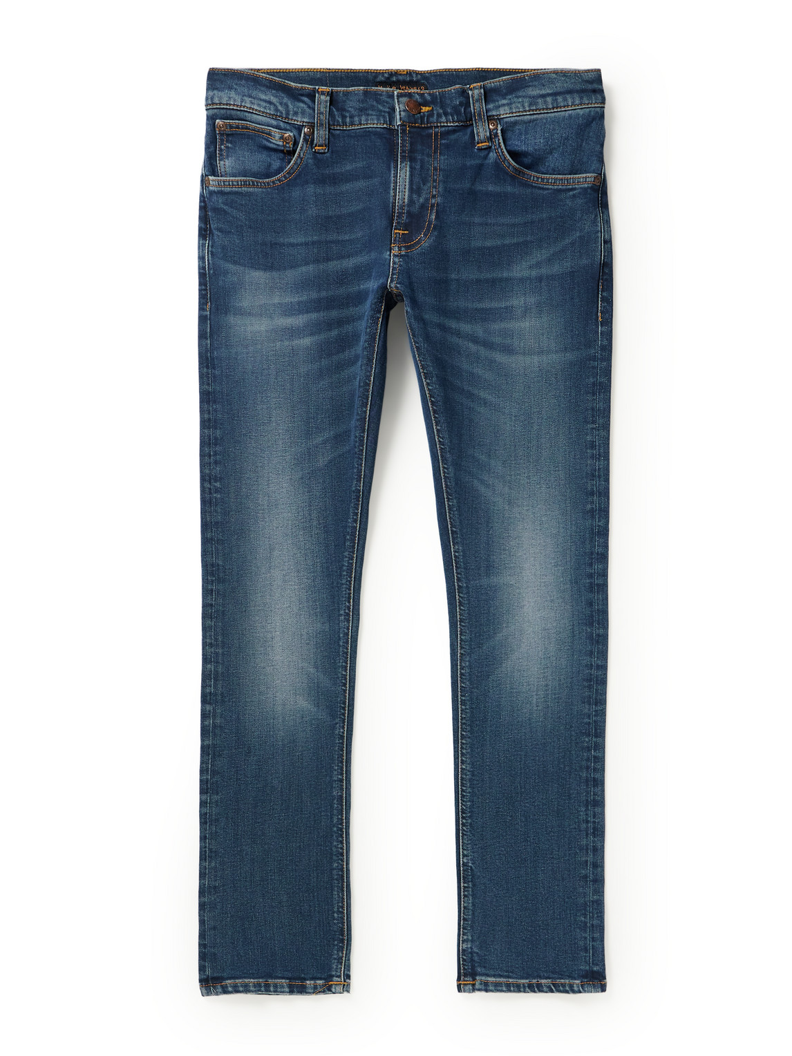 Nudie Jeans Tight Terry Skinny-fit Jeans In Blue