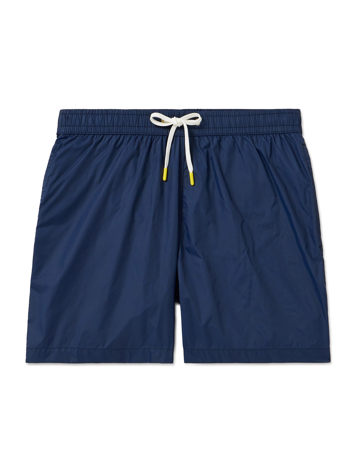 Hartford Straight-leg Mid-length Recycled Swim Shorts In Blue