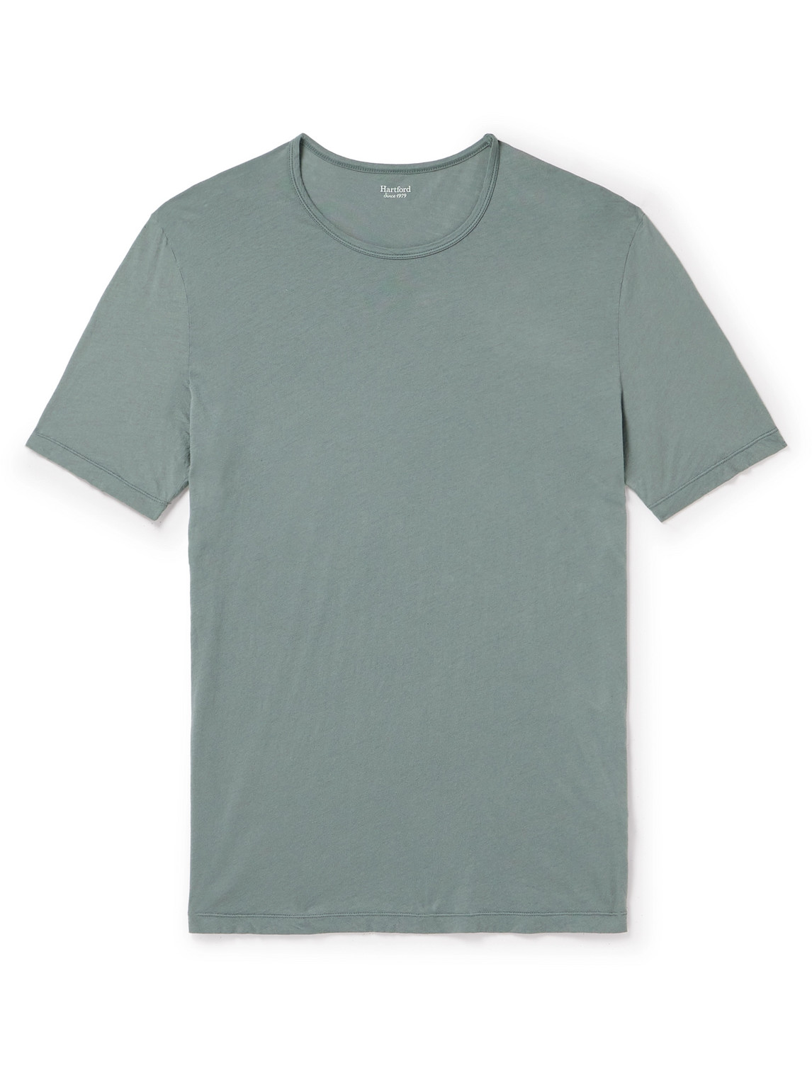 Hartford Cotton-jersey T-shirt In Grey
