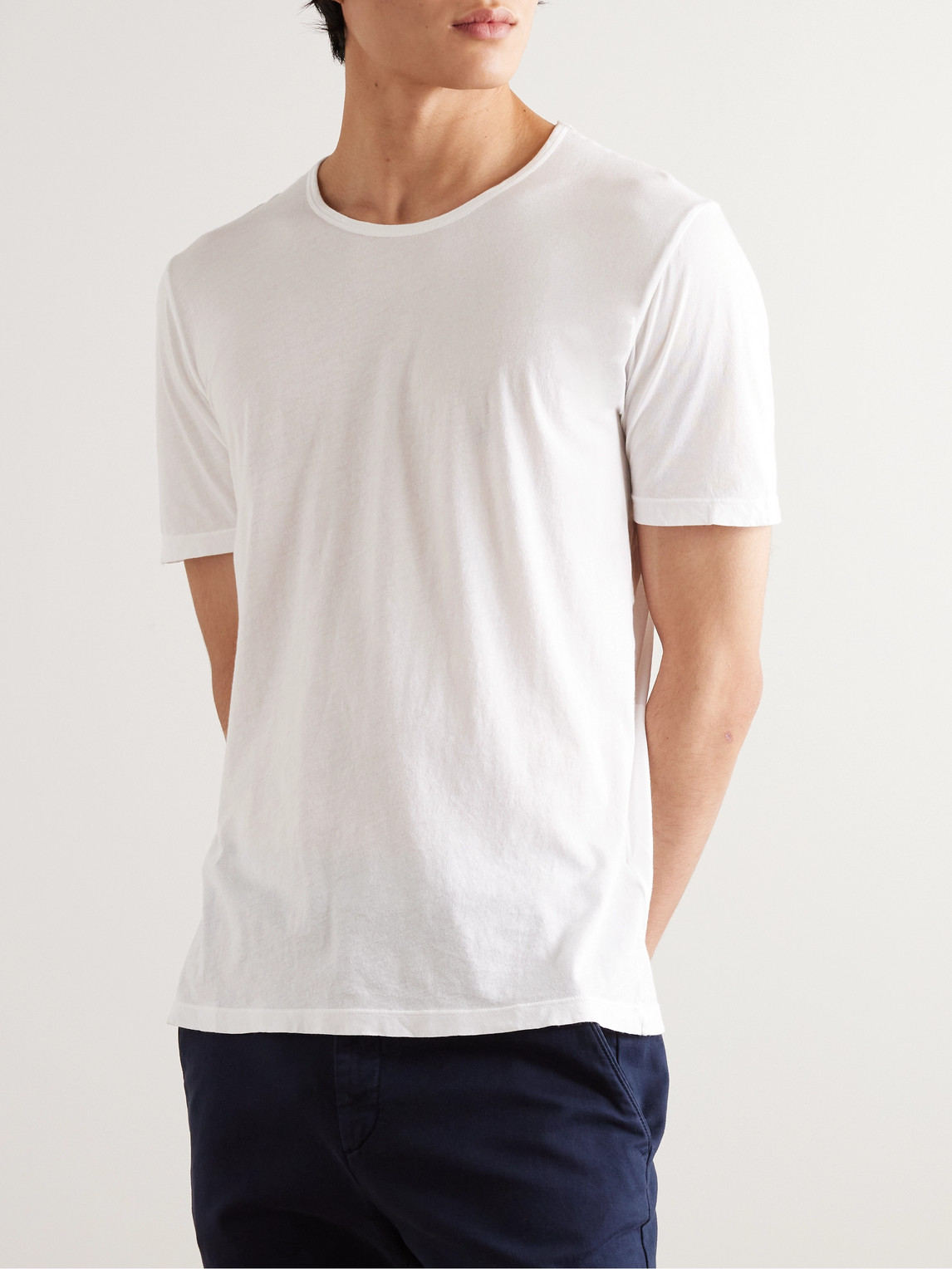 Shop Hartford Cotton-jersey T-shirt In White