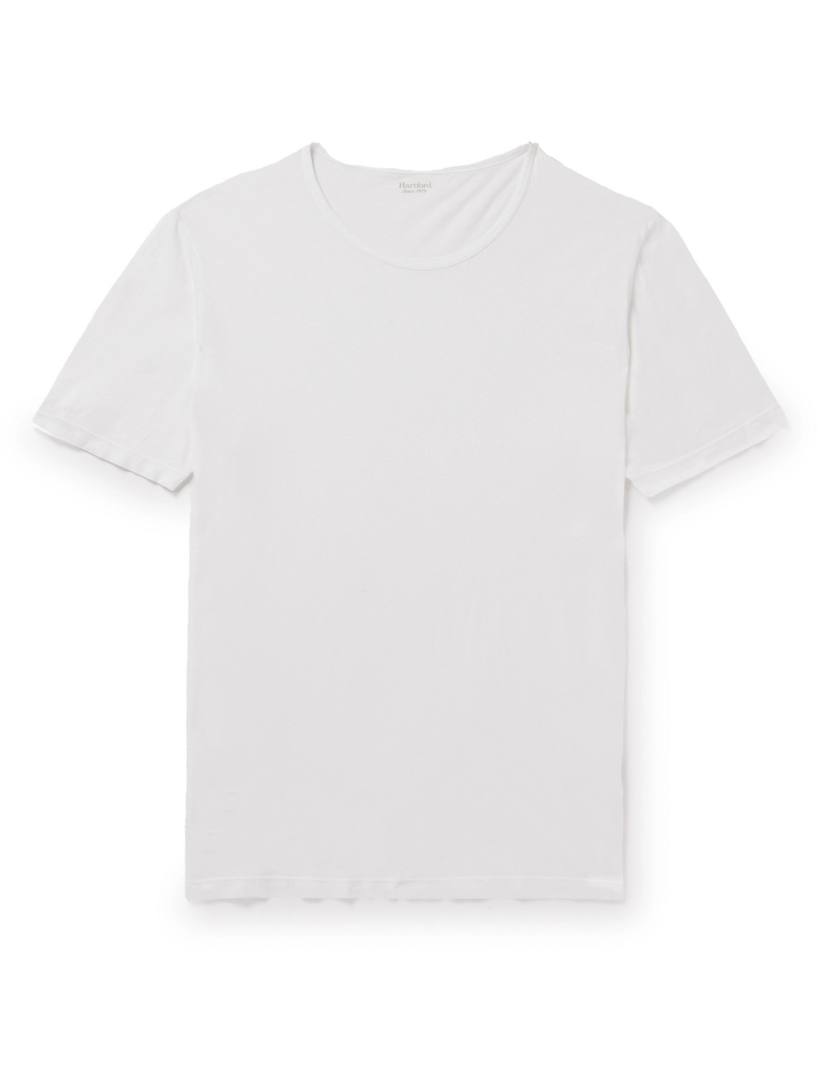 Hartford Cotton-jersey T-shirt In White