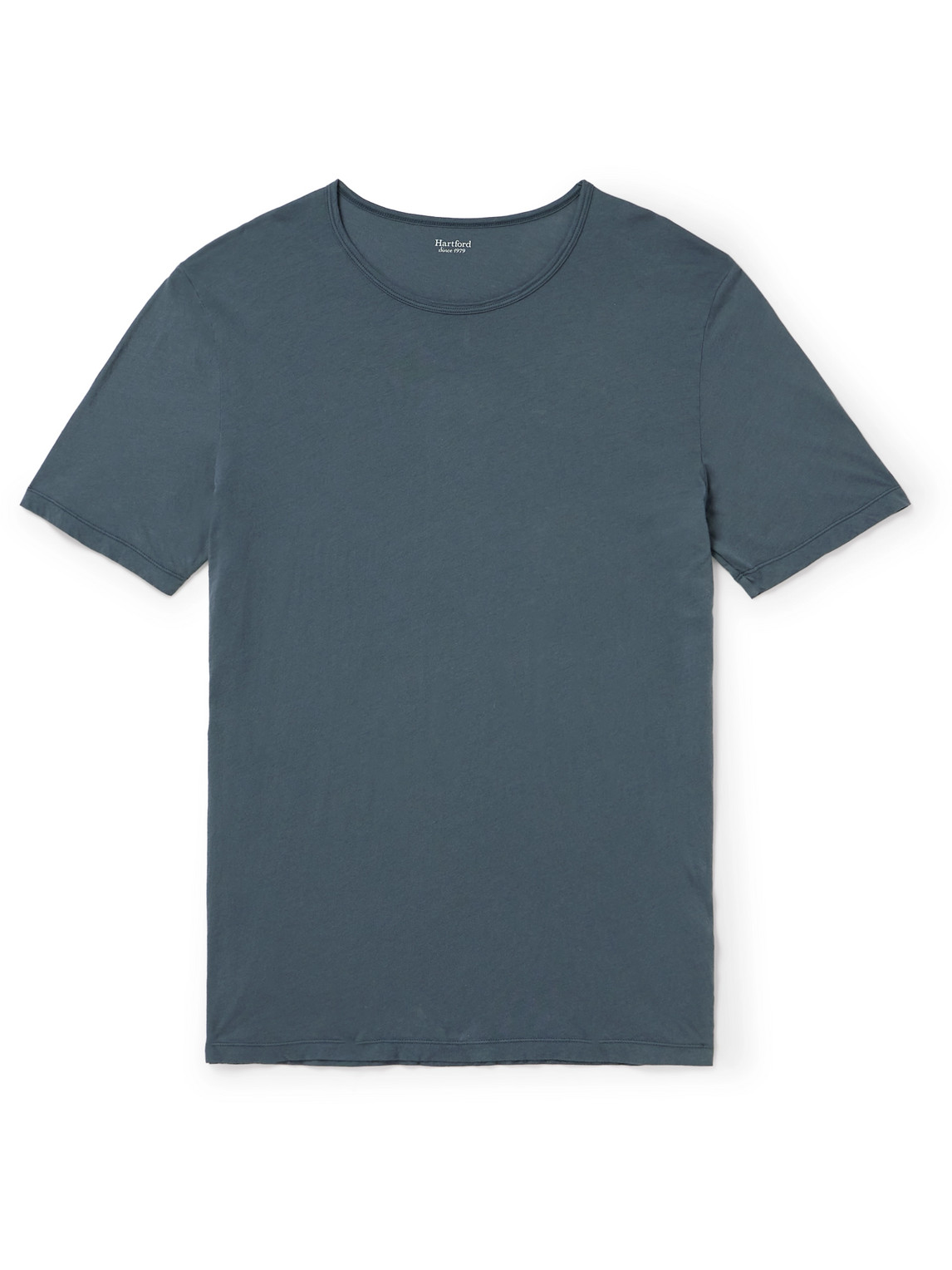 Hartford Cotton-jersey T-shirt In Blue