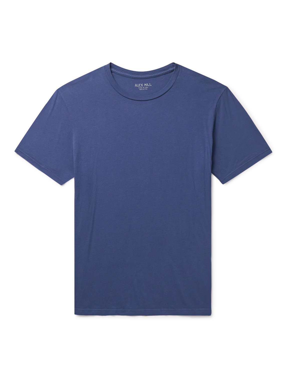 Alex Mill Mercer Cotton-jersey T-shirt In Blue