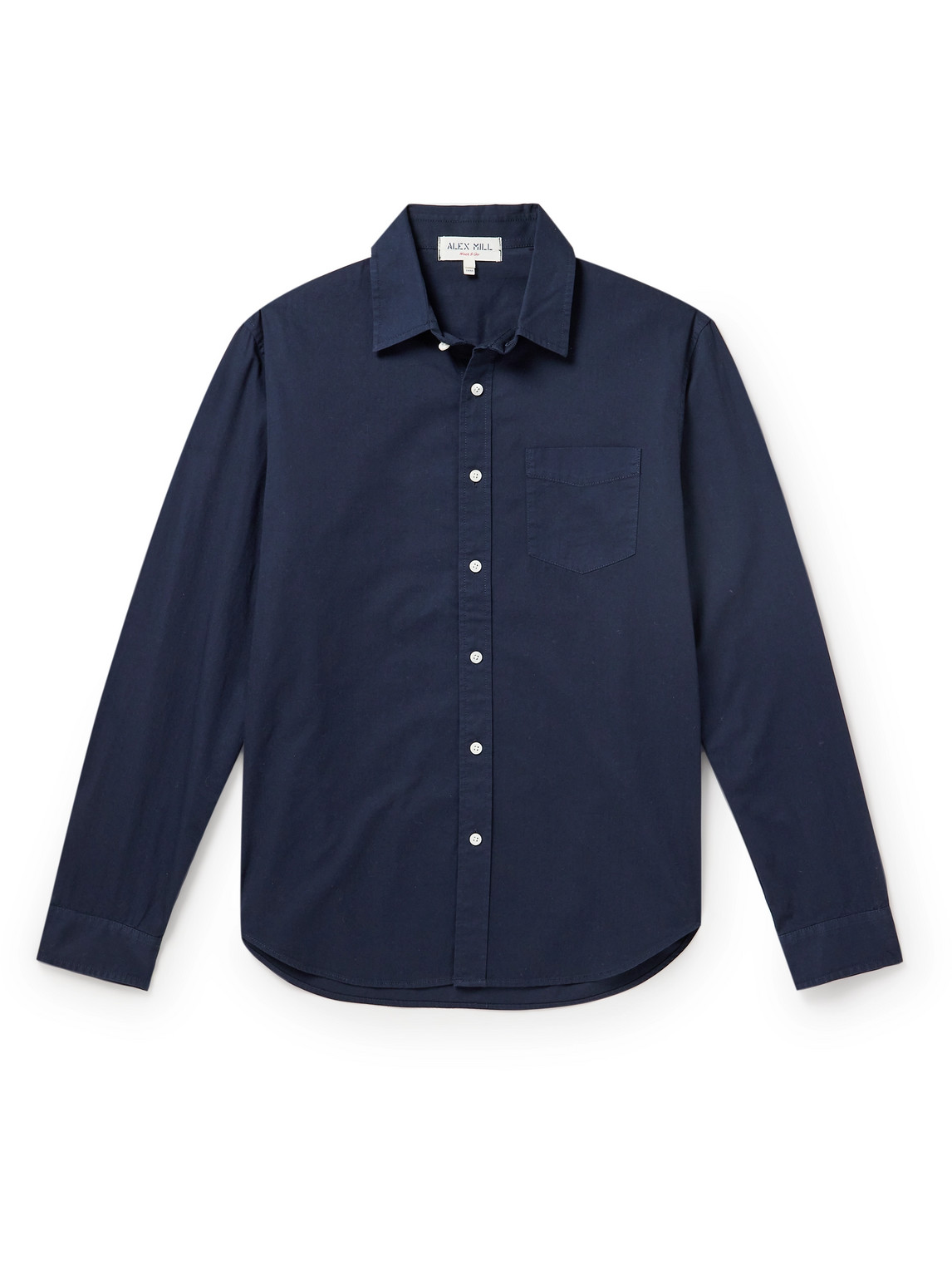 Mill Garment-Dyed Cotton-Twill Shirt