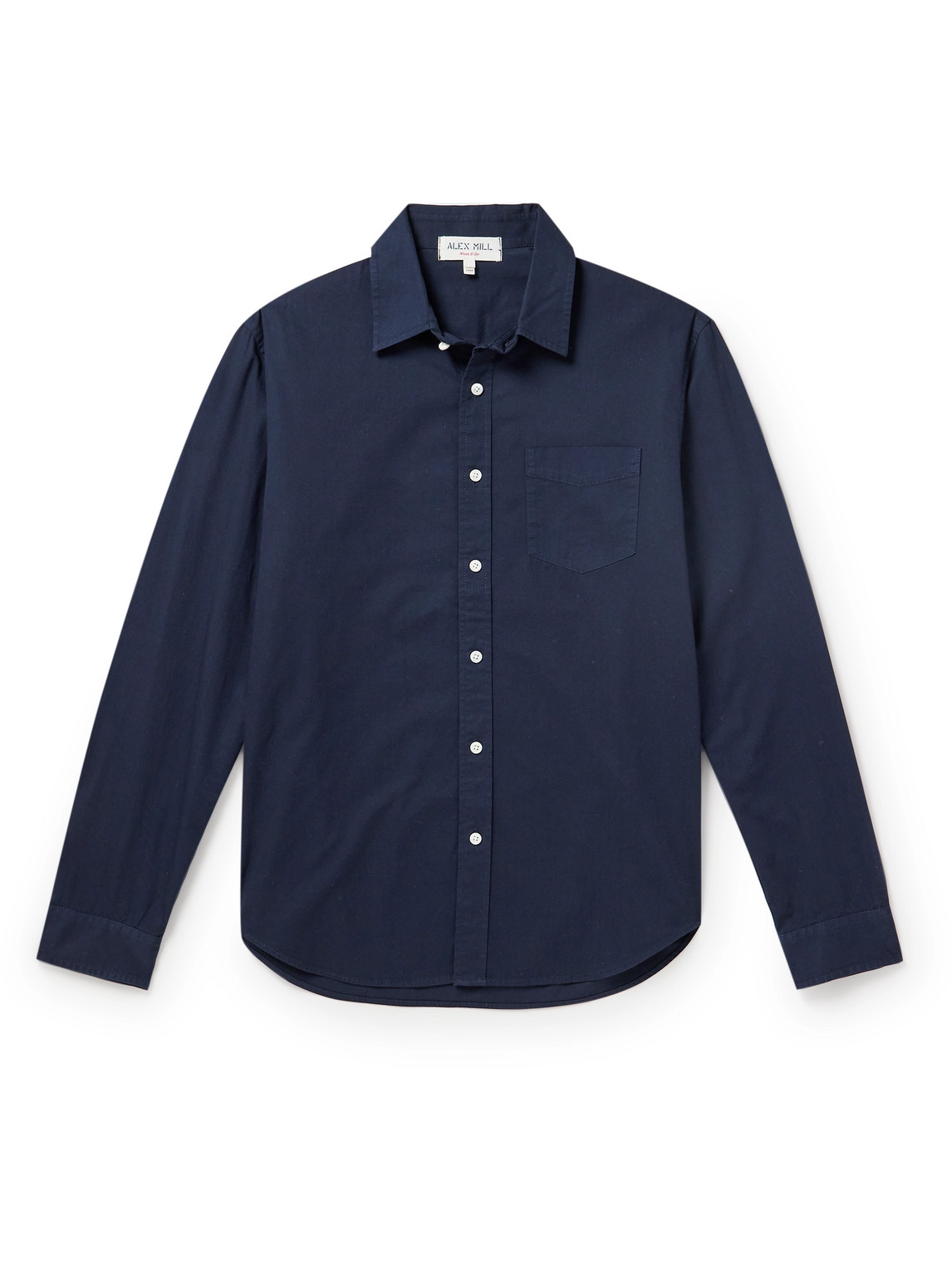 Alex Mill Mill Shirt In Paper Poplin In Blue