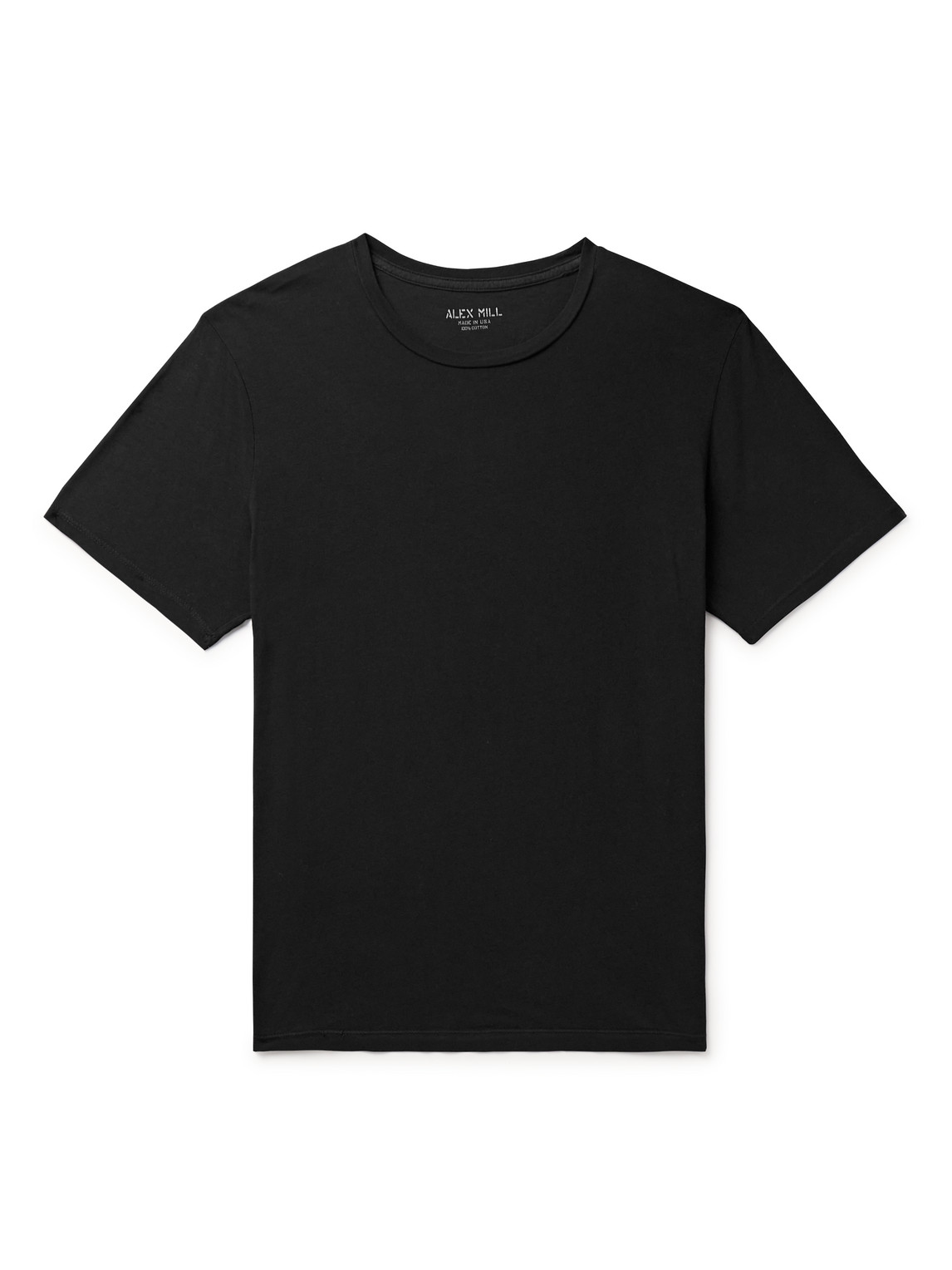 Alex Mill Mercer Cotton-jersey T-shirt In Black