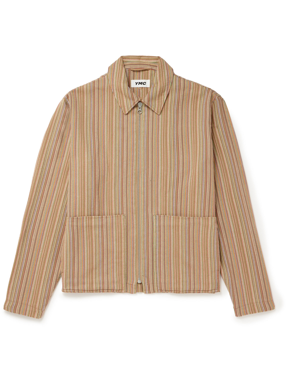 Bay City Striped Cotton-Jacquard Blouson Jacket