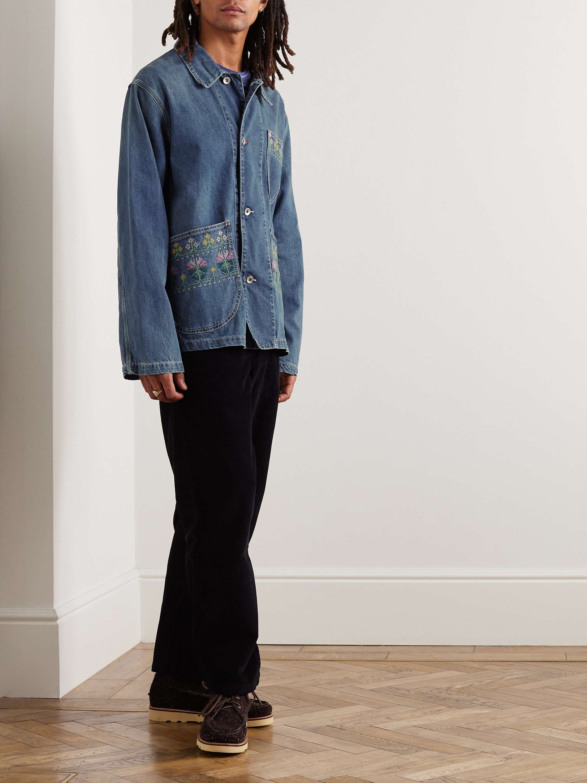 YMC Blue Labour Jacket