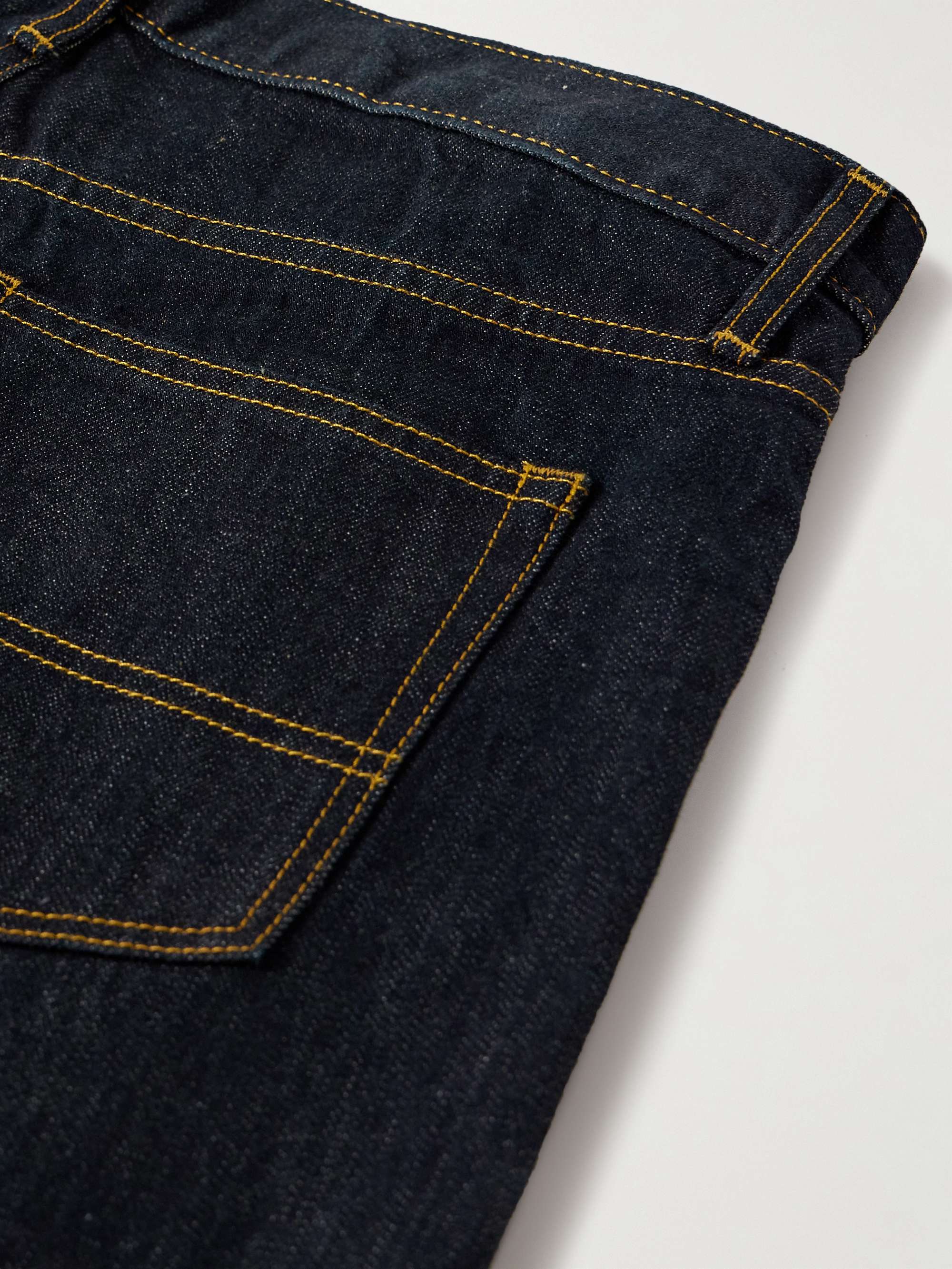 NOAH Straight-Leg Pleated Jeans for Men | MR PORTER