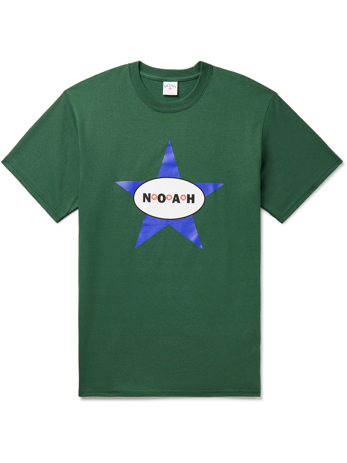 Noah Always Got The Blues Printed Cotton-jersey T-shirt In Forest Green