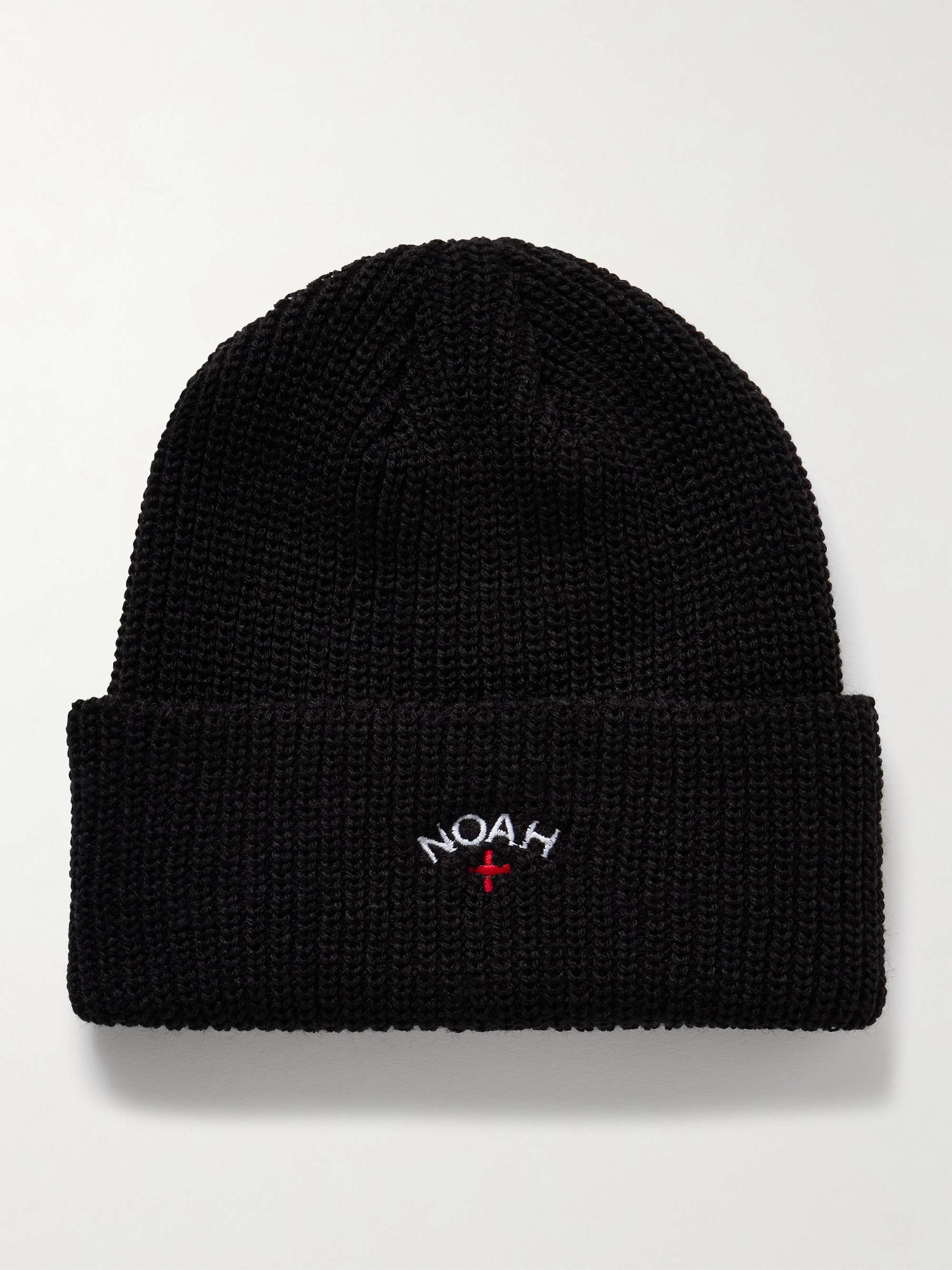 NOAH Tri-Color Beanie(Black) NOAHビーニー（NOAH】ノア ロゴ