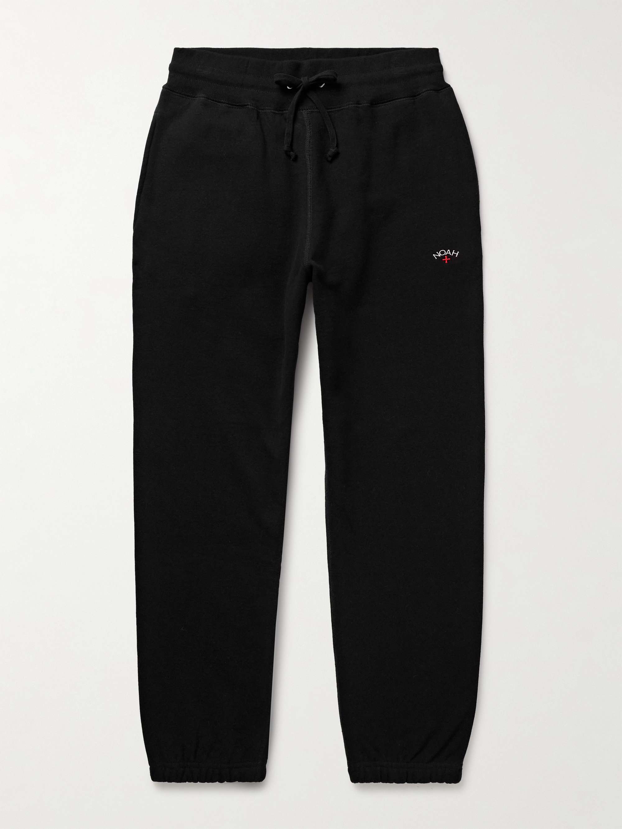 Core Tapered Logo-Embroidered Cotton-Jersey Sweatpants