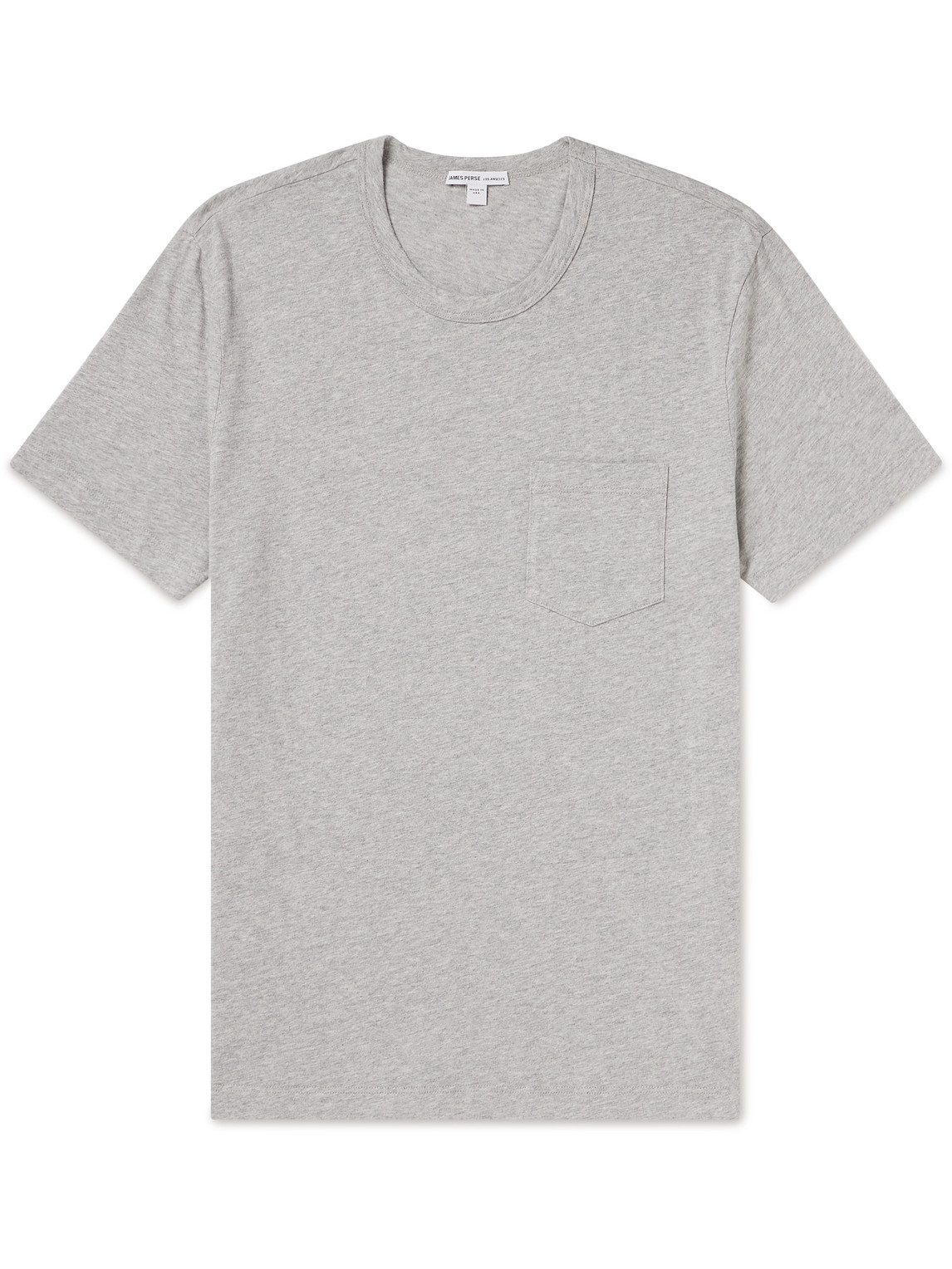 James Perse Combed Cotton-jersey T-shirt In Grey