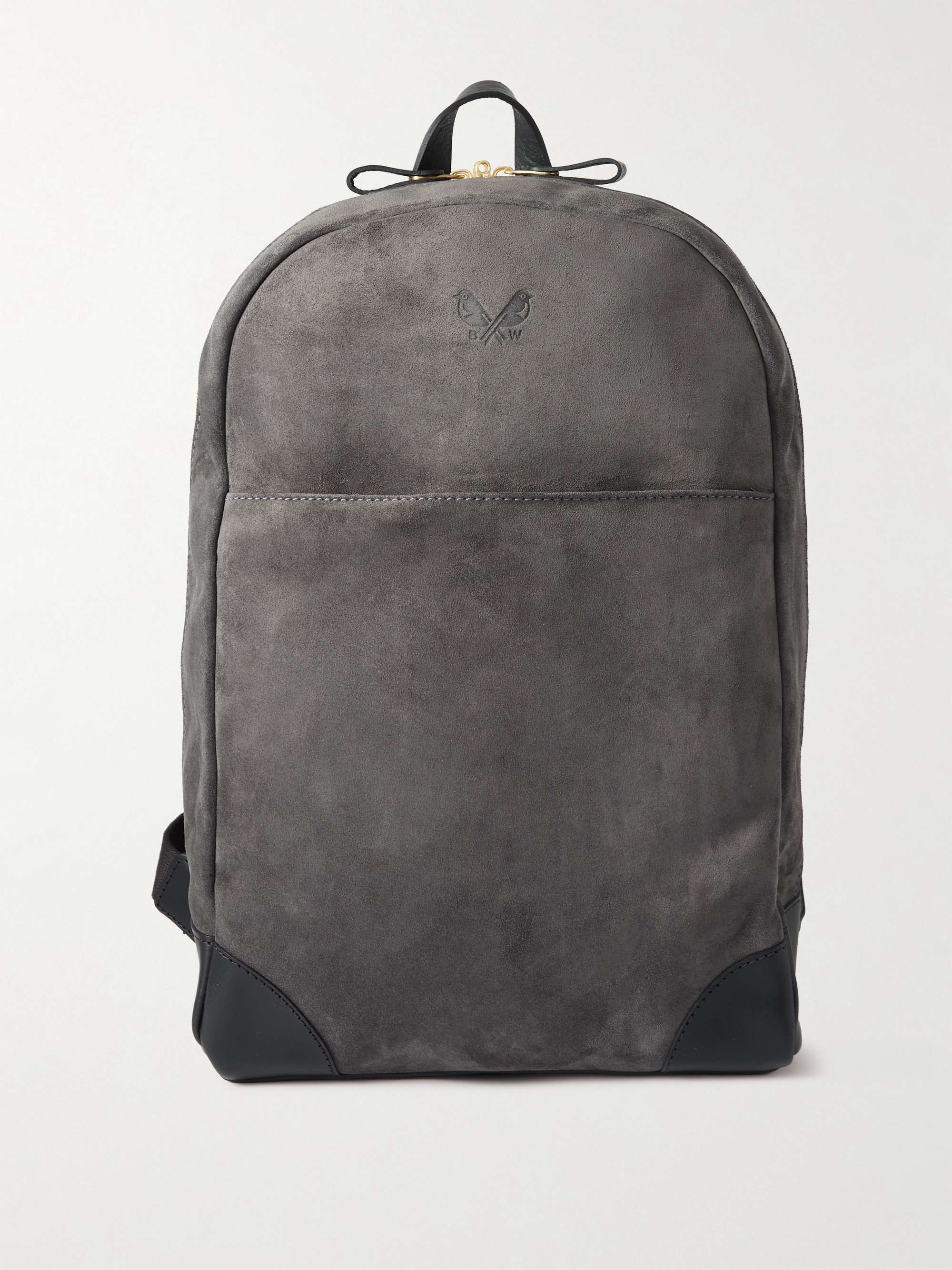 Brunello Cucinelli - Brown suede backpack with monil chain MBDLD2495 - buy  with Slovenia delivery at Symbol