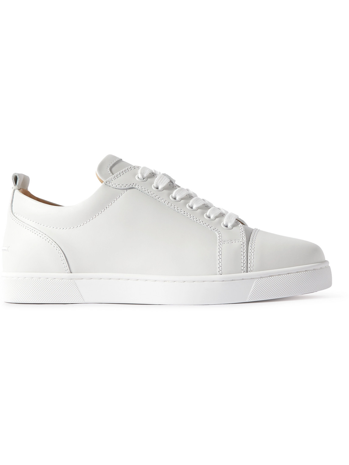 Christian Louboutin Louis Junior Spikes Sneaker In White