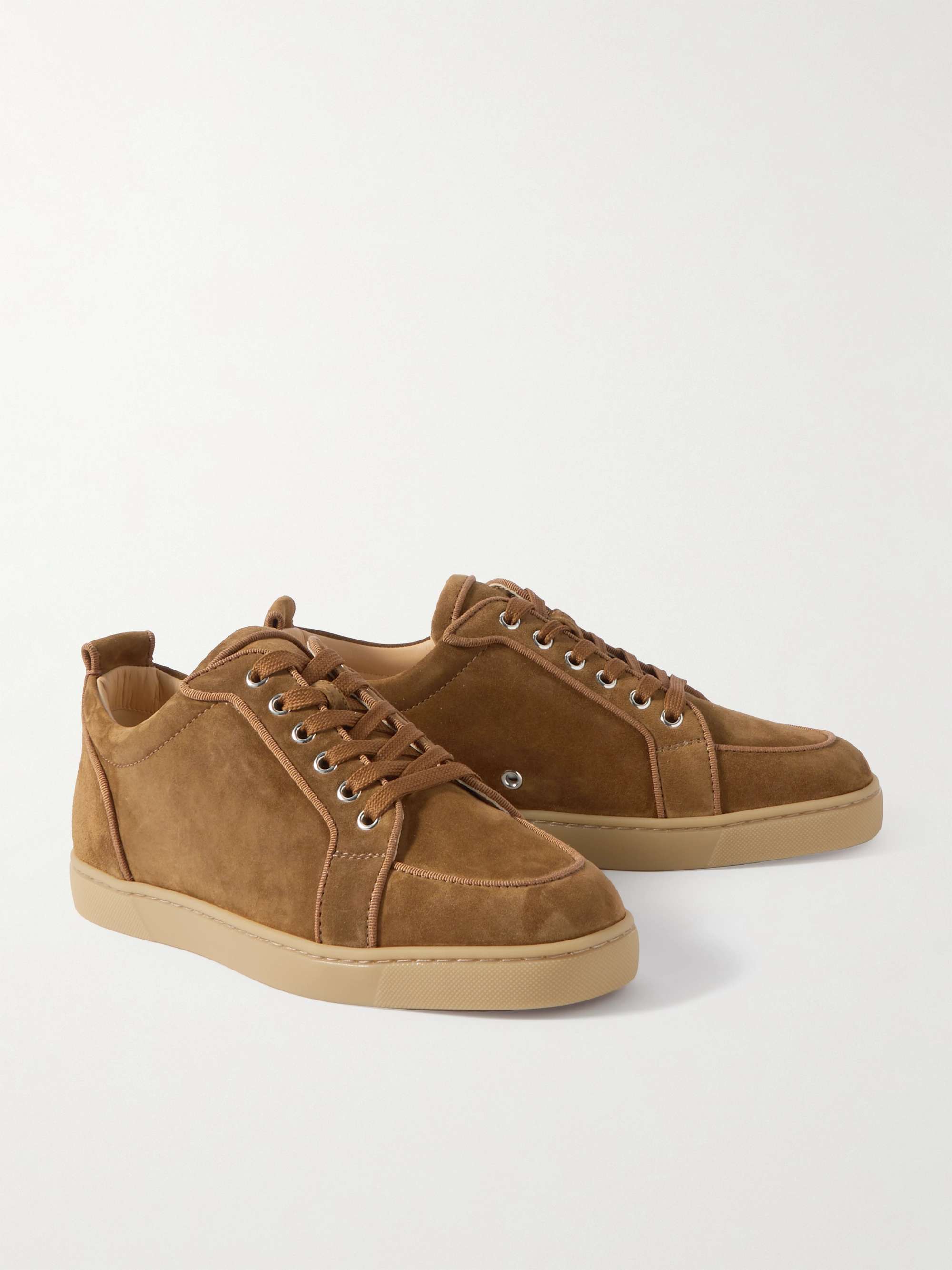 CHRISTIAN LOUBOUTIN Rantulow Suede Sneakers for Men | MR PORTER