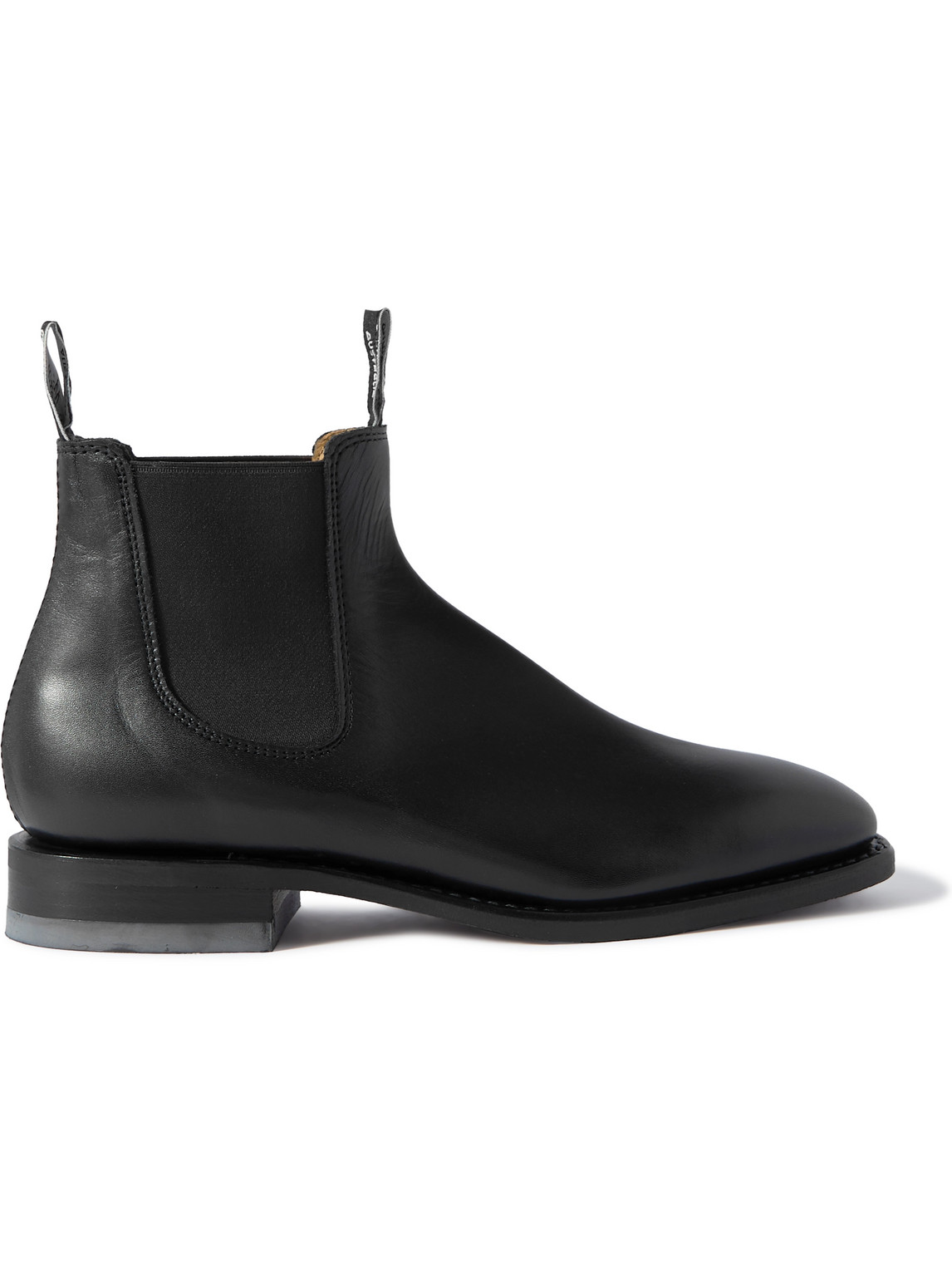 Shop R.m.williams Comfort Craftsman Leather Chelsea Boots In Black