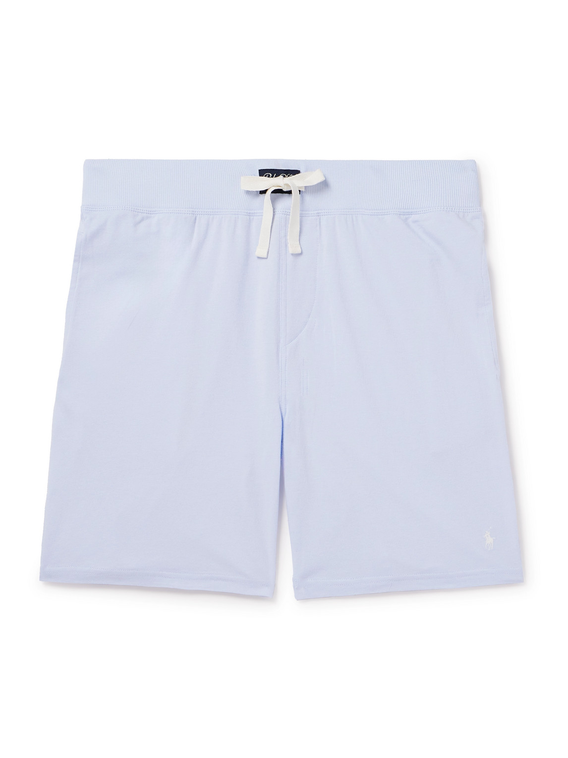 Polo Ralph Lauren Straight-leg Stretch Modal And Cotton-blend Jersey Pyjama Shorts In Blue