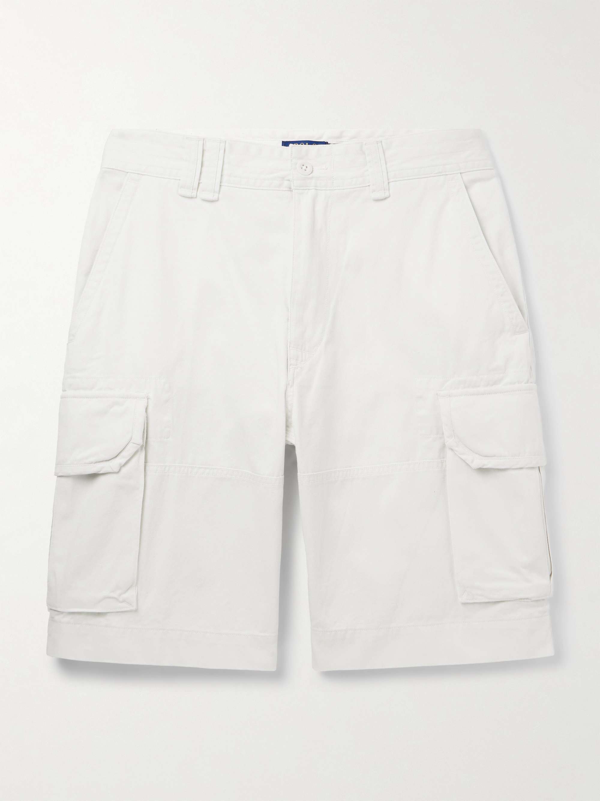 Polo Ralph Lauren Straight-Leg Linen and Cotton-Blend Shorts - Men - White Shorts - XXL