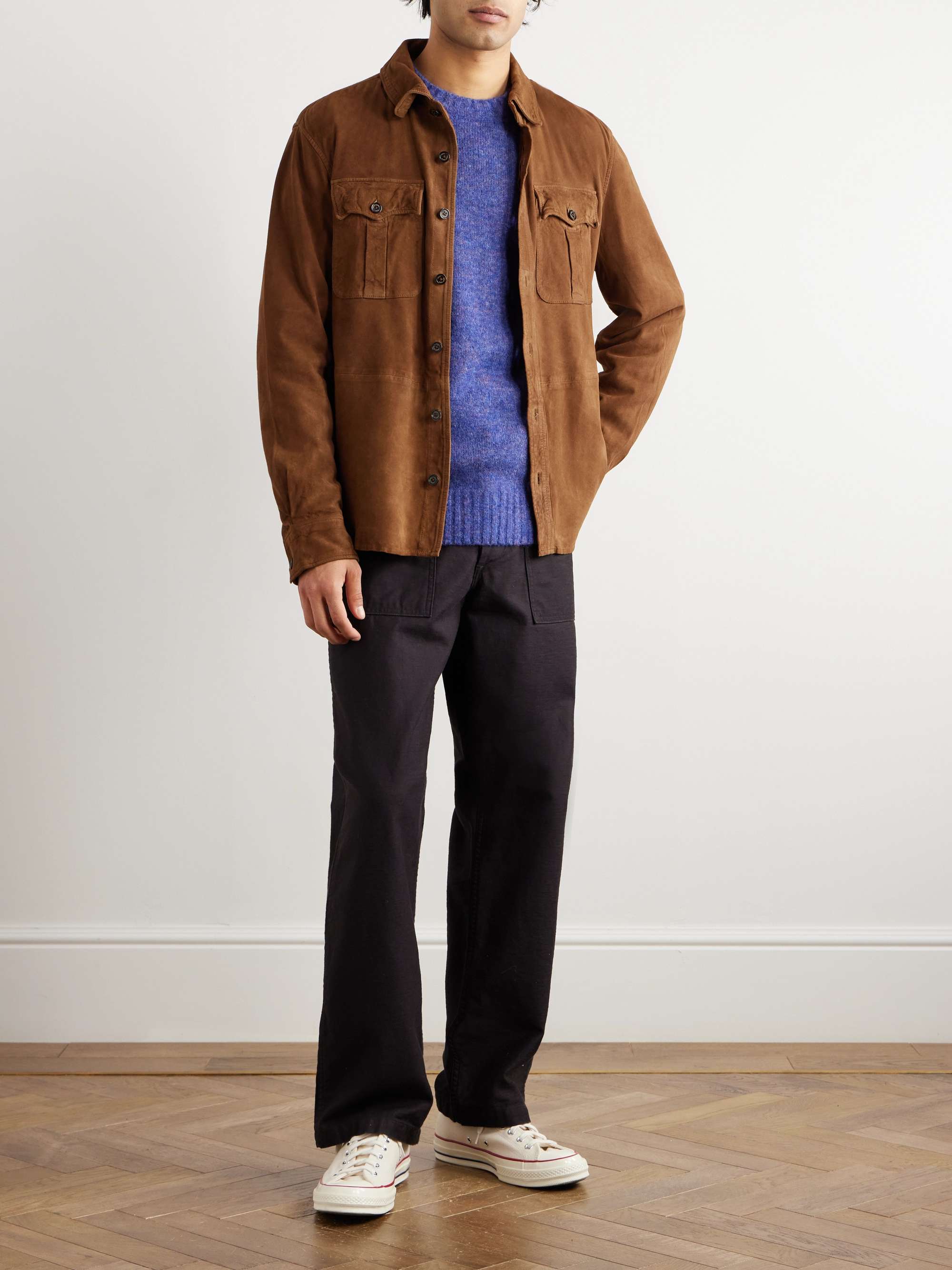 POLO RALPH LAUREN Suede Jacket for Men | MR PORTER