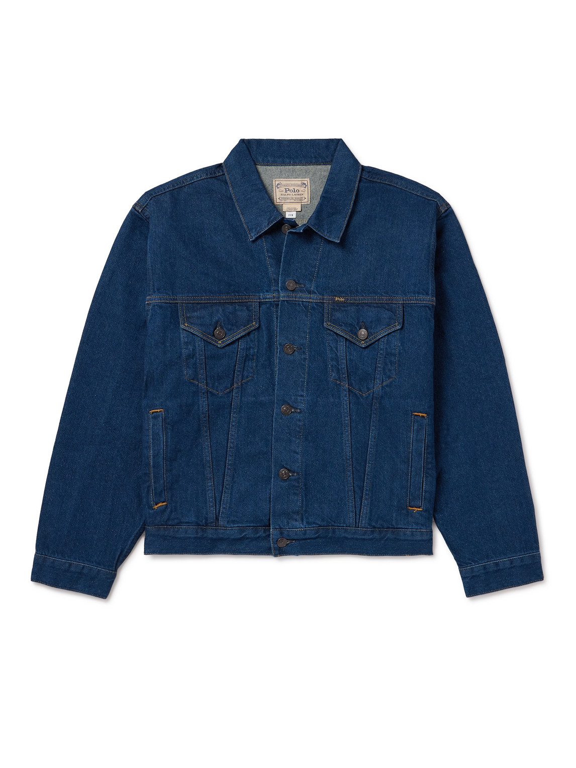Polo Ralph Lauren Recycled Denim Trucker Jacket In Blue