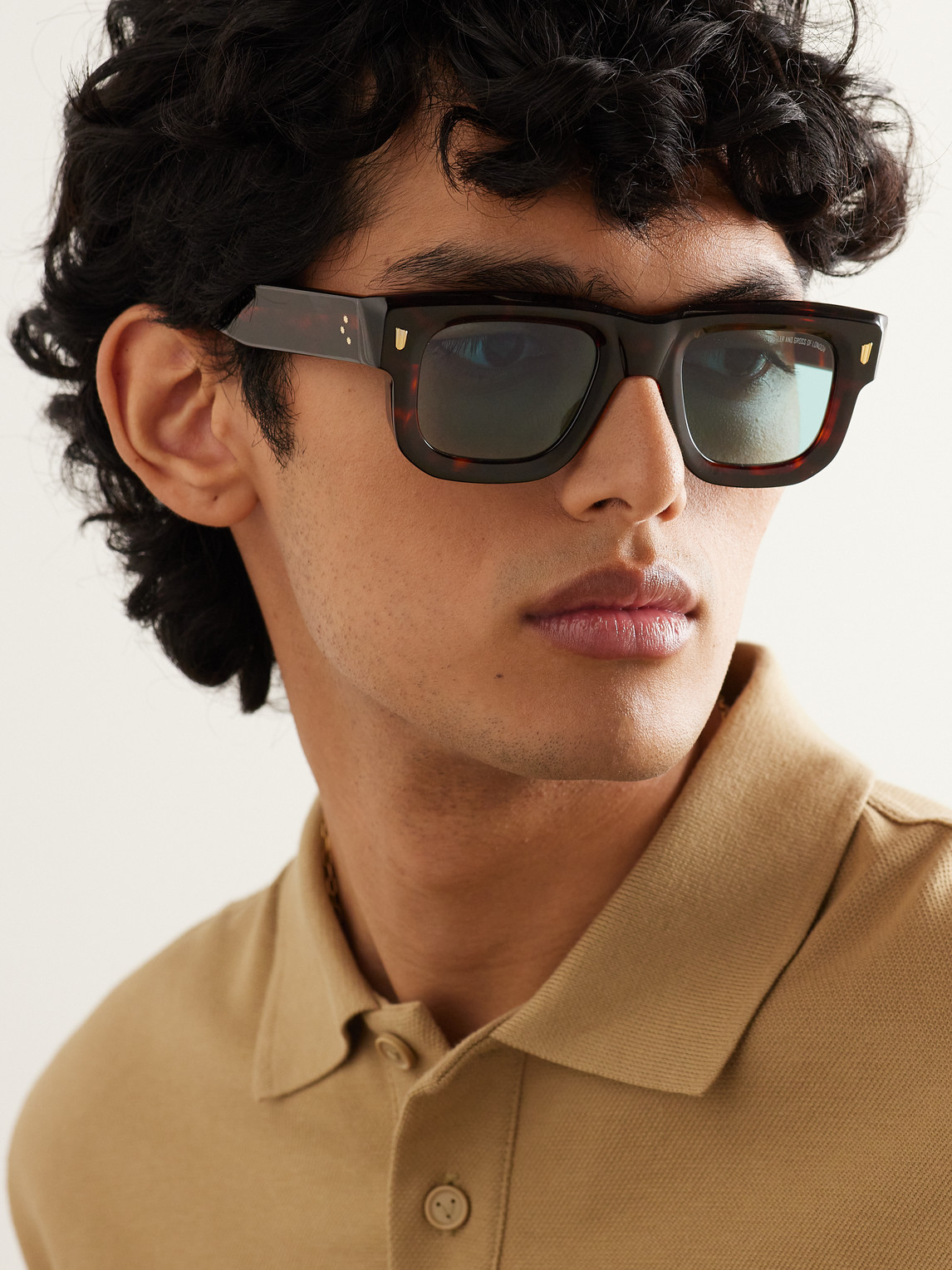 Shop Cutler And Gross 1402 D-frame Tortoiseshell Acetate Sunglasses