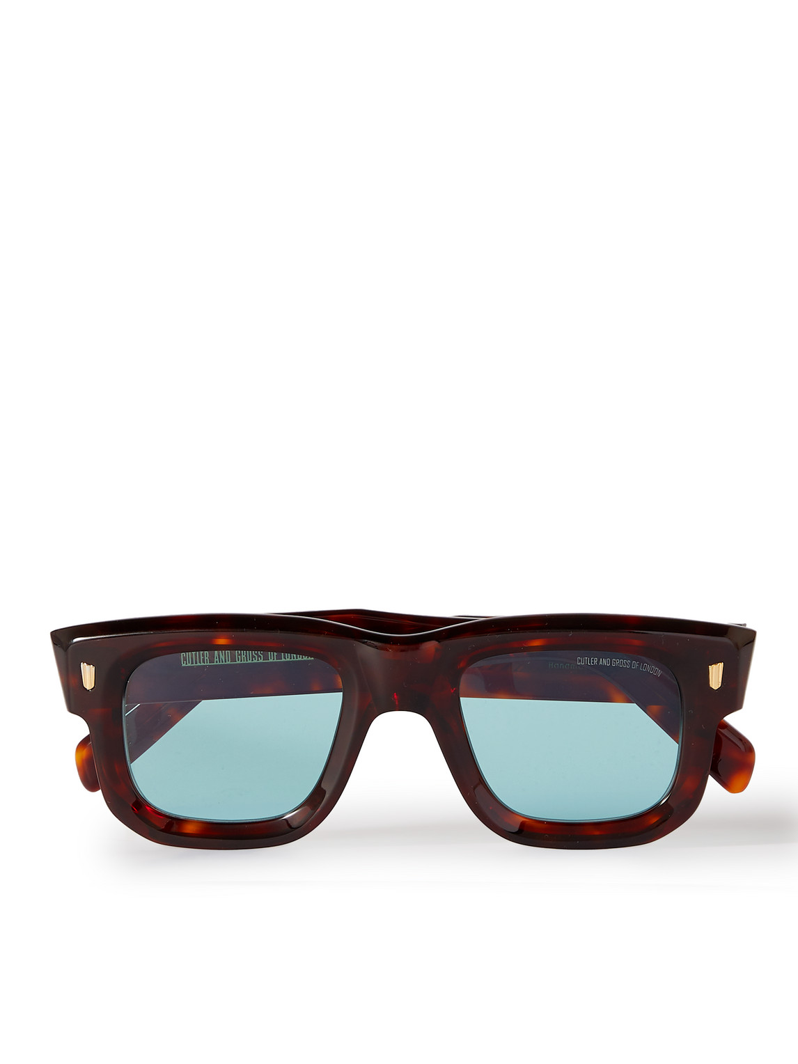 CUTLER AND GROSS 1402 D-FRAME TORTOISESHELL ACETATE SUNGLASSES