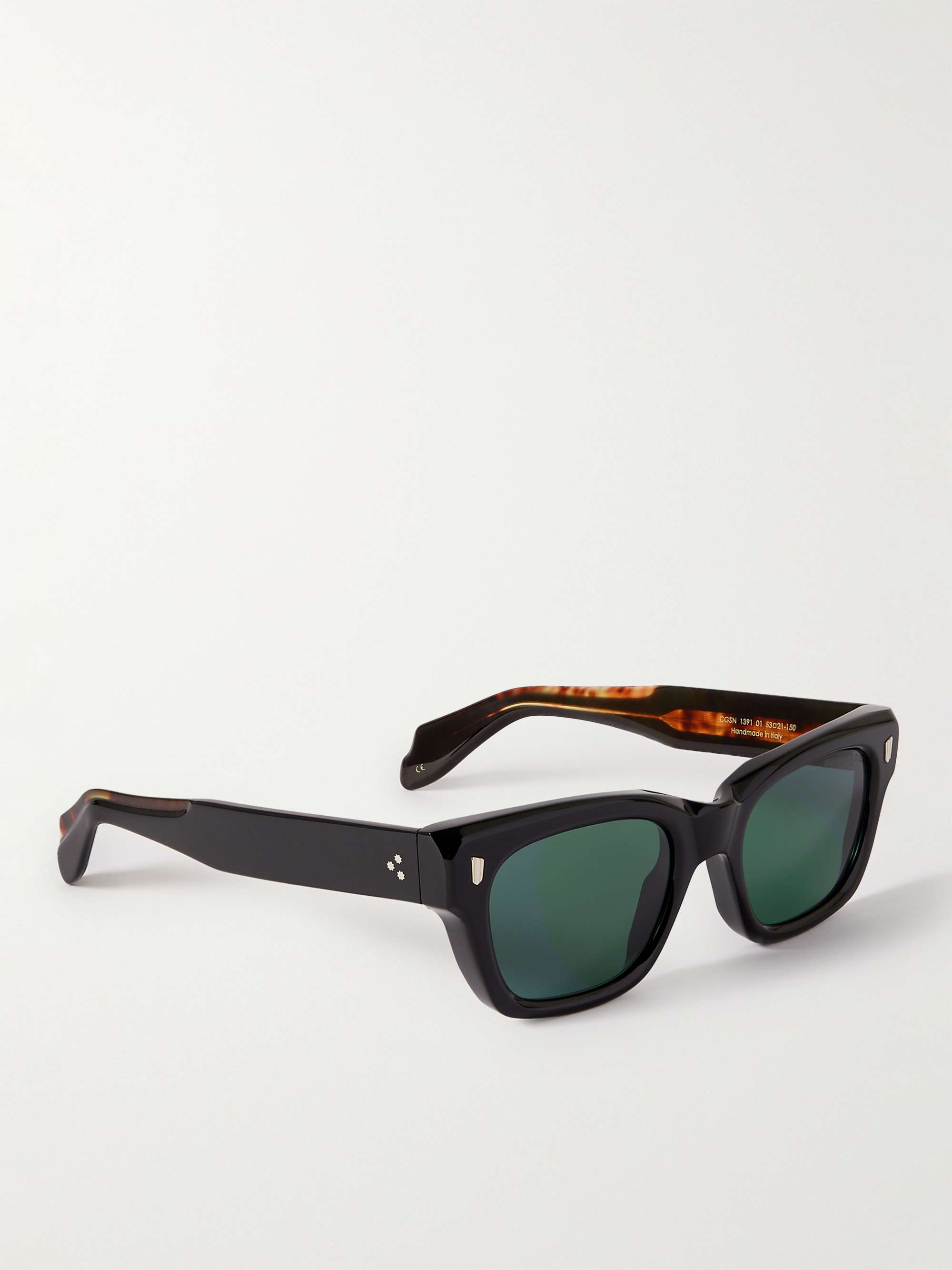 CUTLER AND GROSS 1391 Square-Frame Acetate Sunglasses