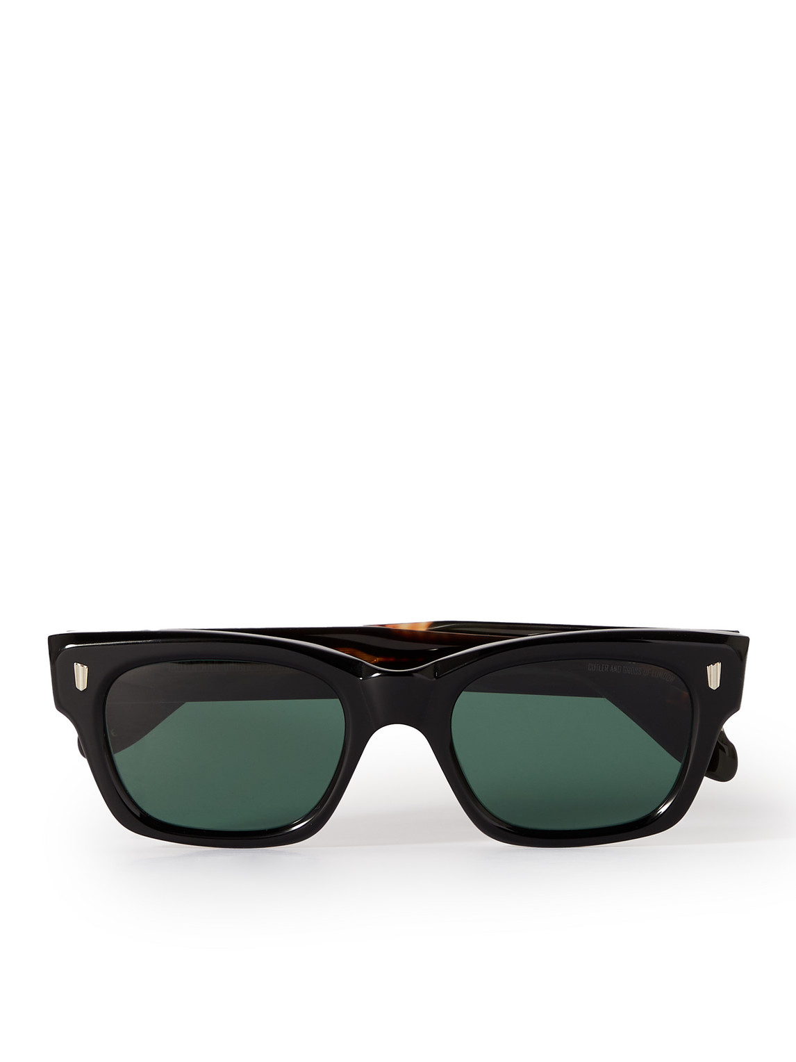 Cutler And Gross 1391 Square-frame Acetate Sunglasses In Black