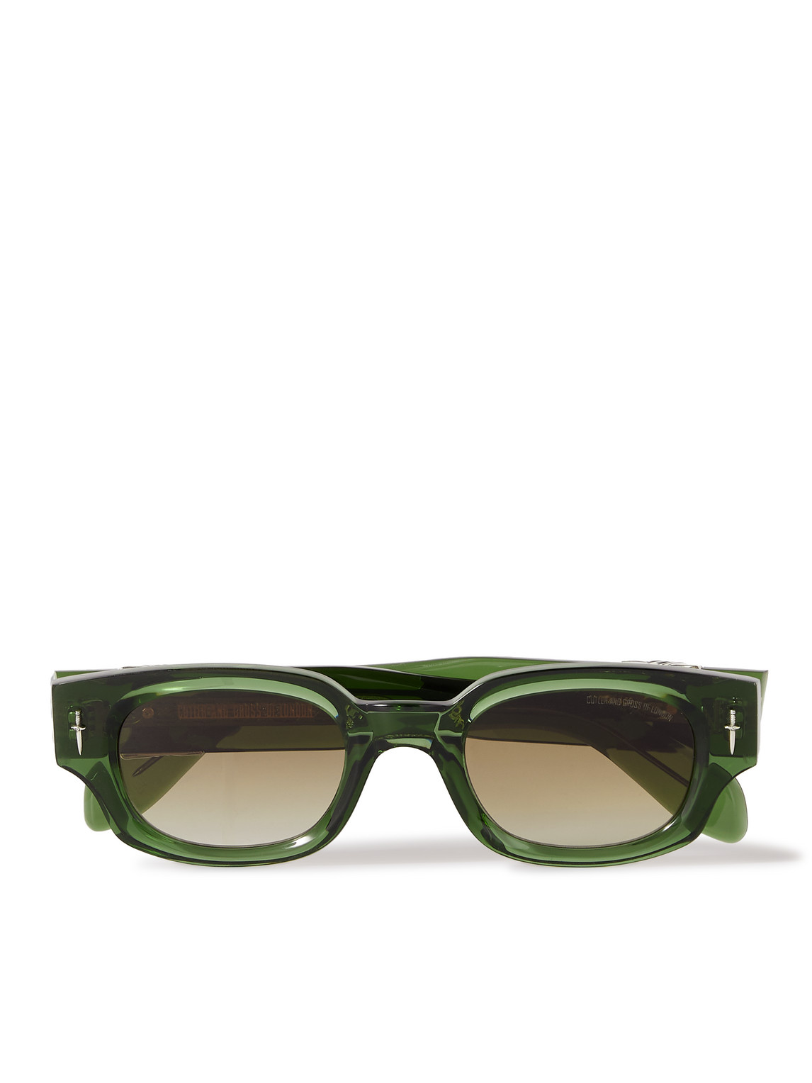 Cutler And Gross The Great Frog The Dagger D-frame Acetate Sunglasses In Green