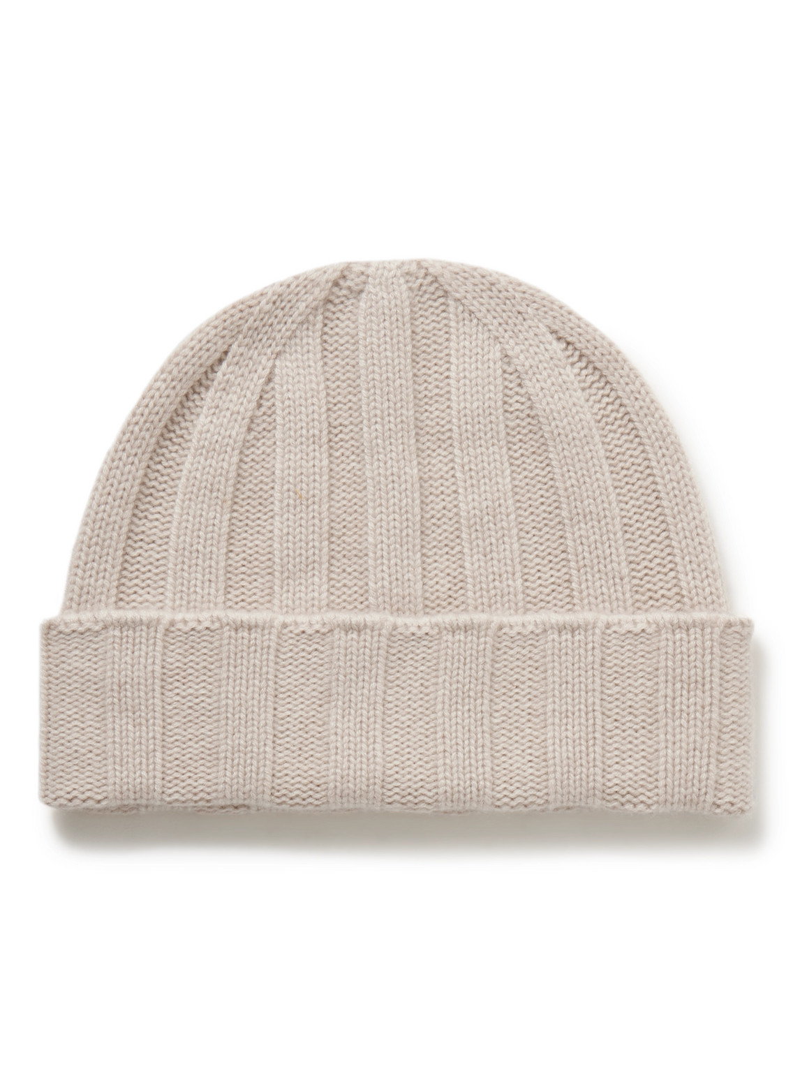 Guest In Residence Ribbed Cashmere Beanie In Neutrals