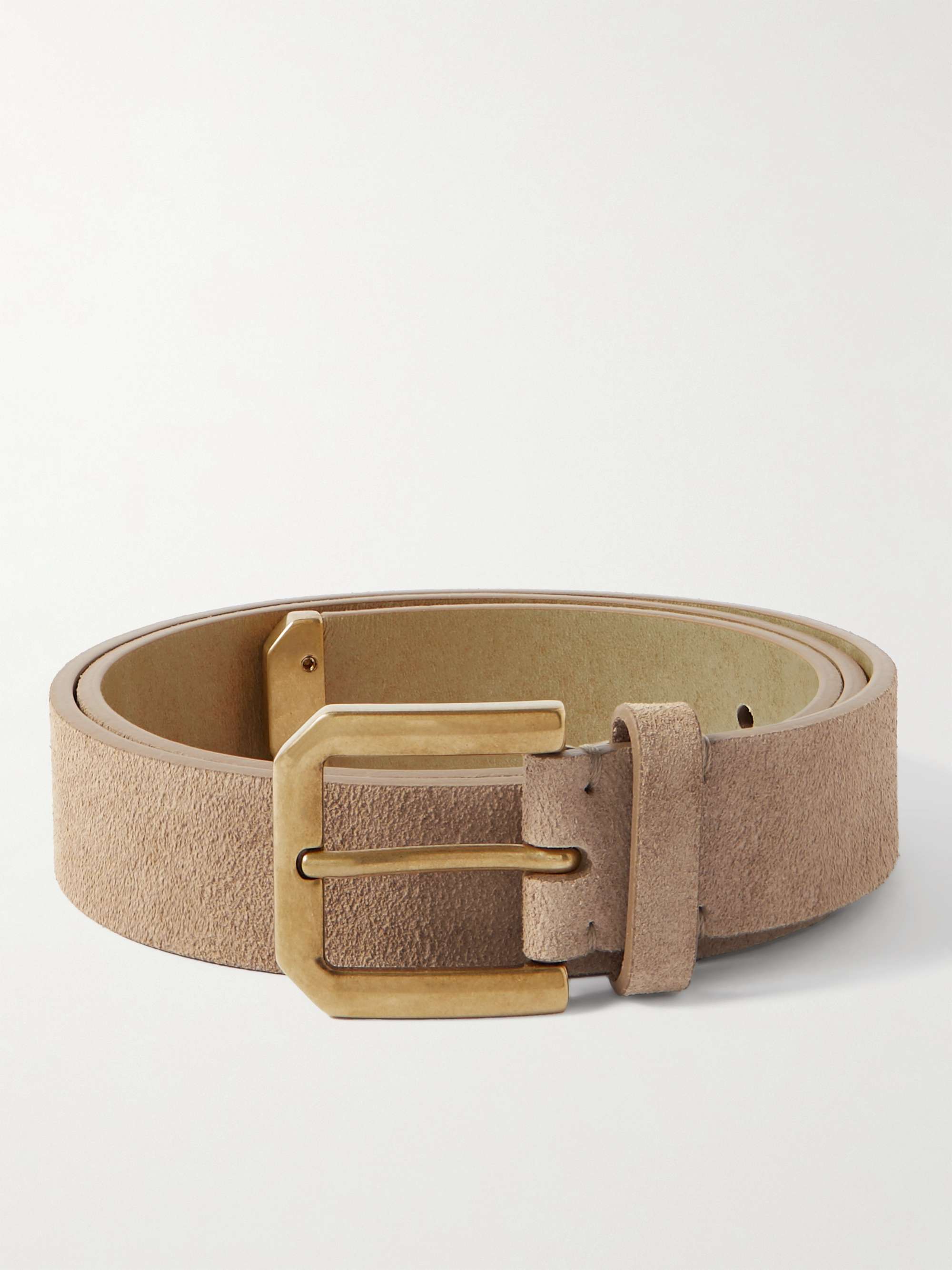 BRUNELLO CUCINELLI Suede belt for Men | MR PORTER