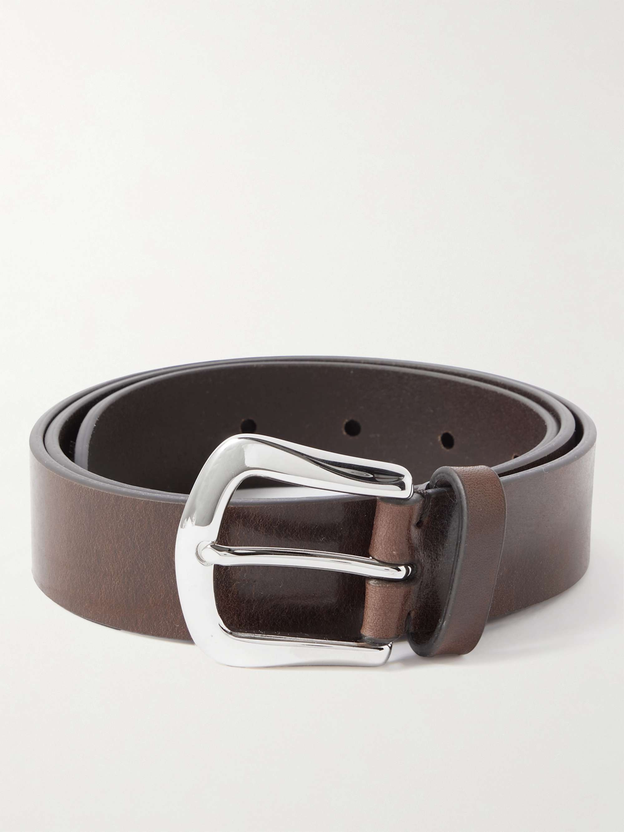 BRUNELLO CUCINELLI 3cm Leather Belt for Men | MR PORTER